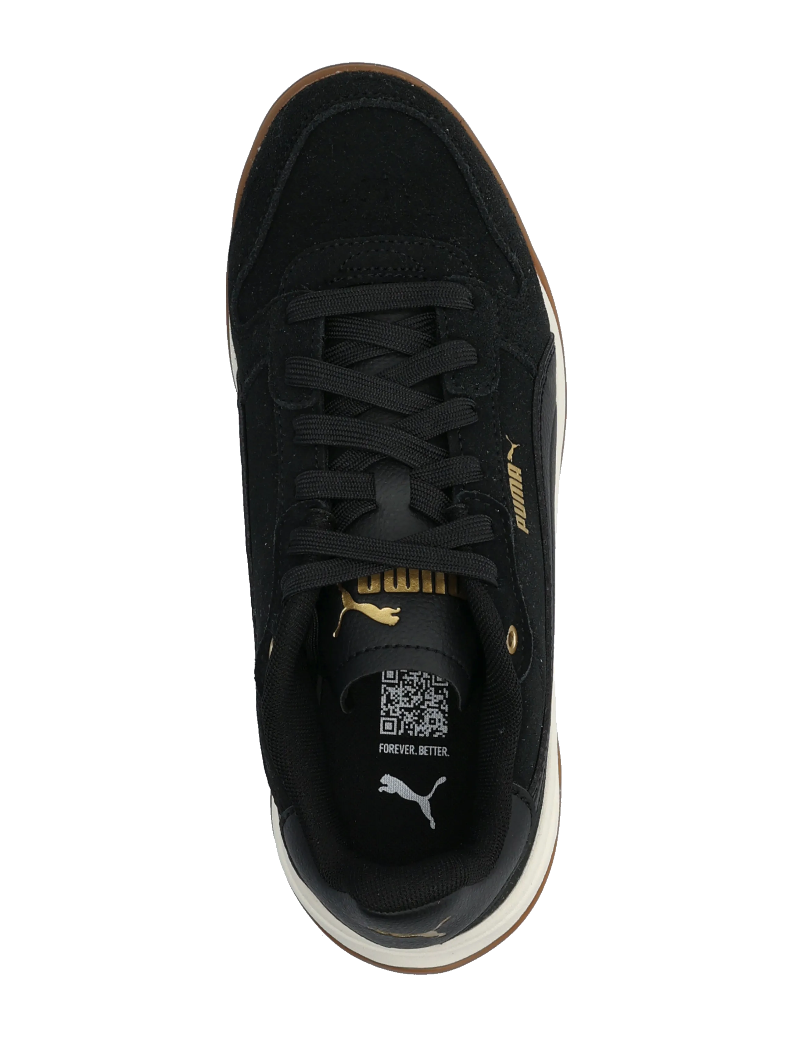 PUMA - Court Bae SD - niedrige sneakers - puma black-puma black-puma gold - 3