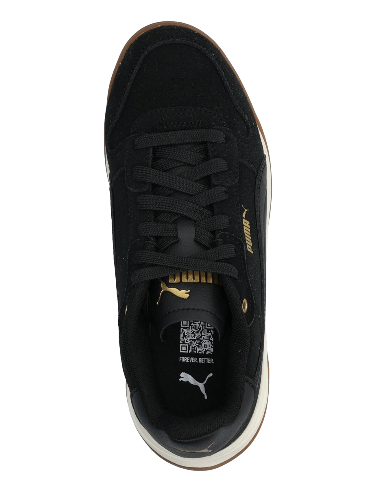PUMA - Court Bae SD - puma black-puma black-puma gold - 3