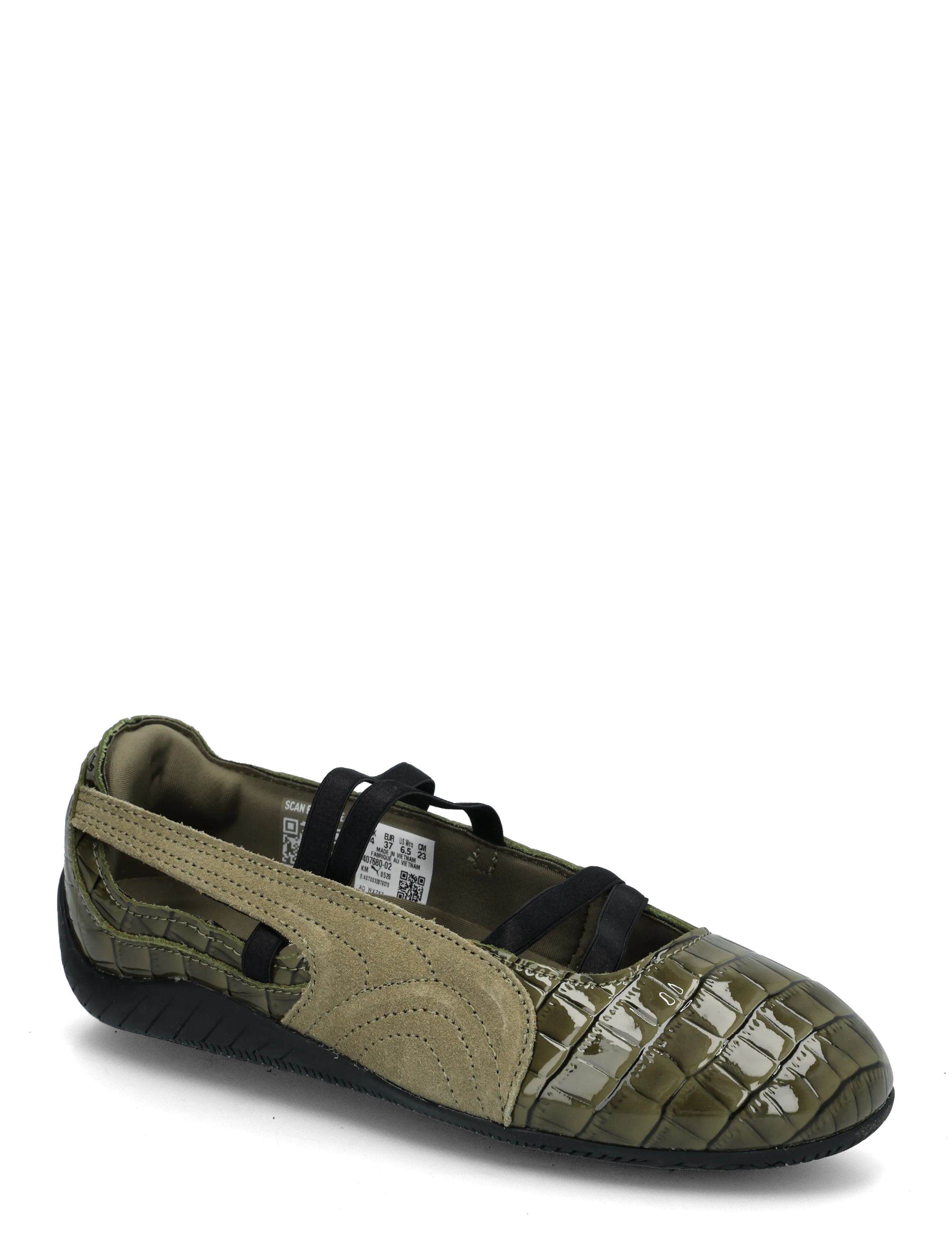 PUMA Speedcat Ballet Croc Wns - Niedrige Sneaker - PUMA OLIVE-PUMA BLACK / khaki/green