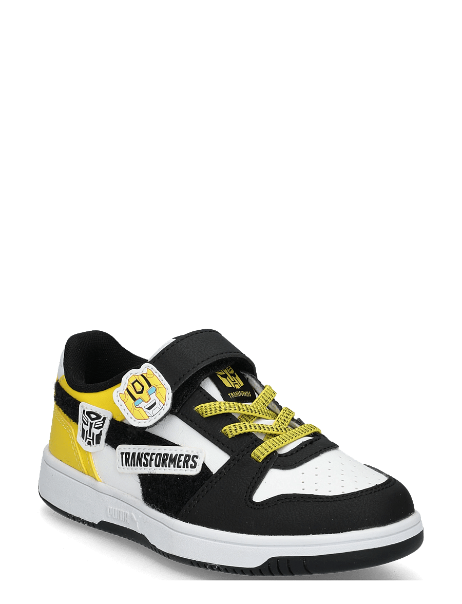 PUMA - Rebound Slam Lo Transformers AC+ PS - kleidung - puma white-puma black-bright mango yellow - 0