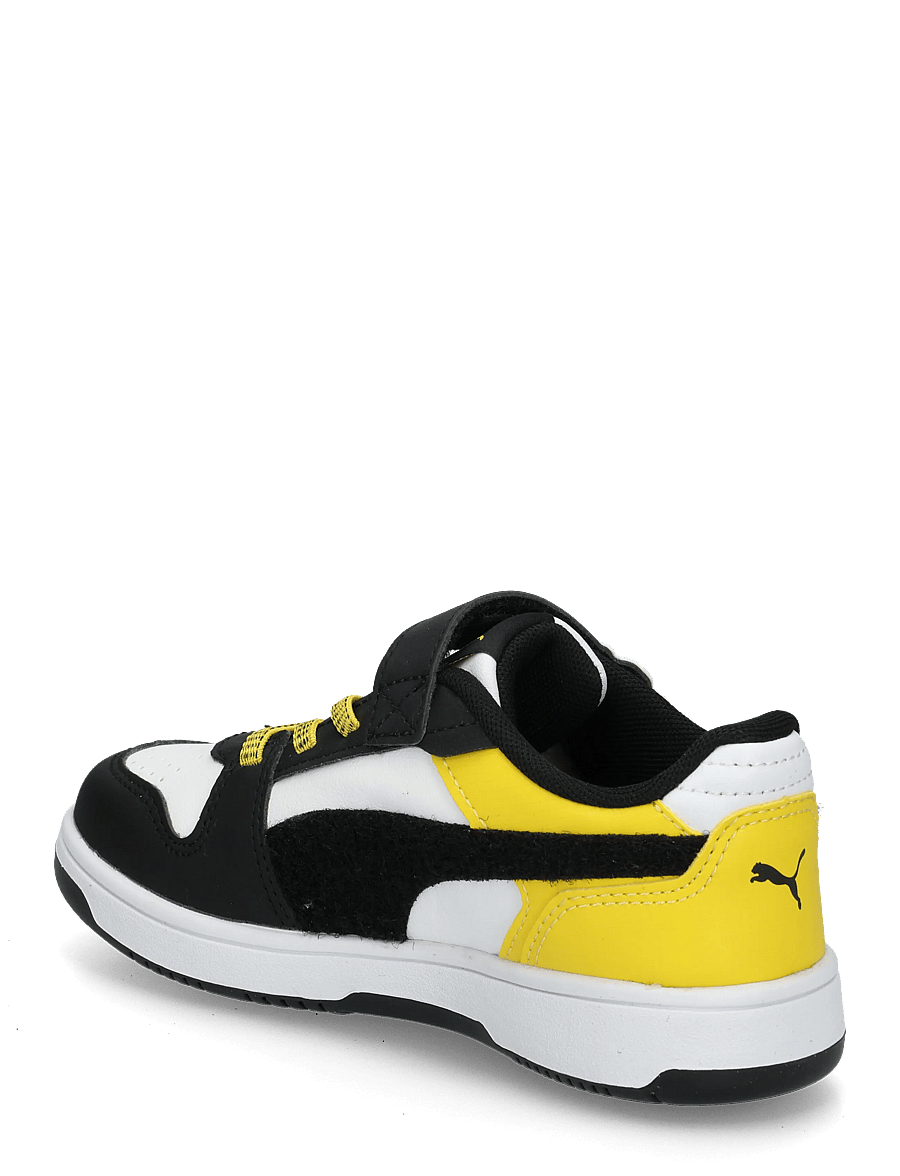 PUMA - Rebound Slam Lo Transformers AC+ PS - kleidung - puma white-puma black-bright mango yellow - 1