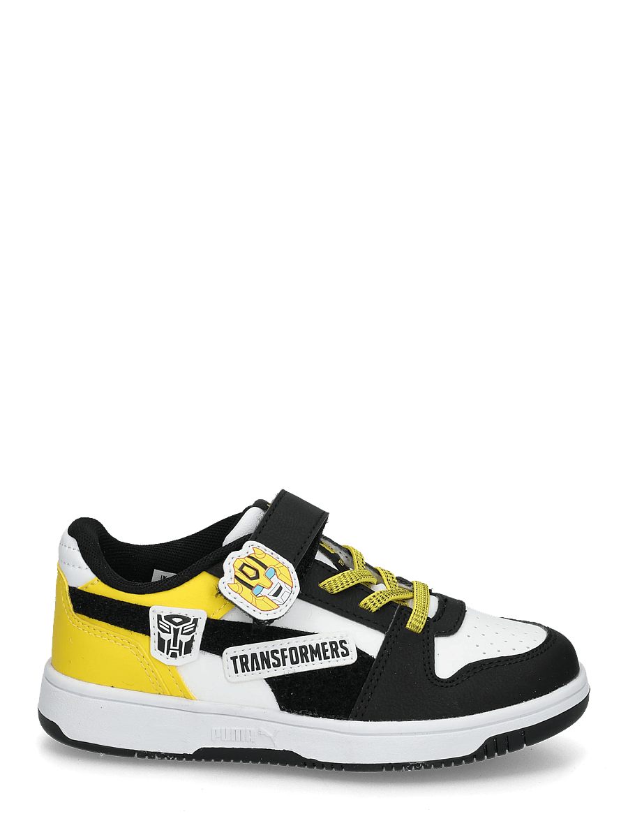 PUMA - Rebound Slam Lo Transformers AC+ PS - kleidung - puma white-puma black-bright mango yellow - 2