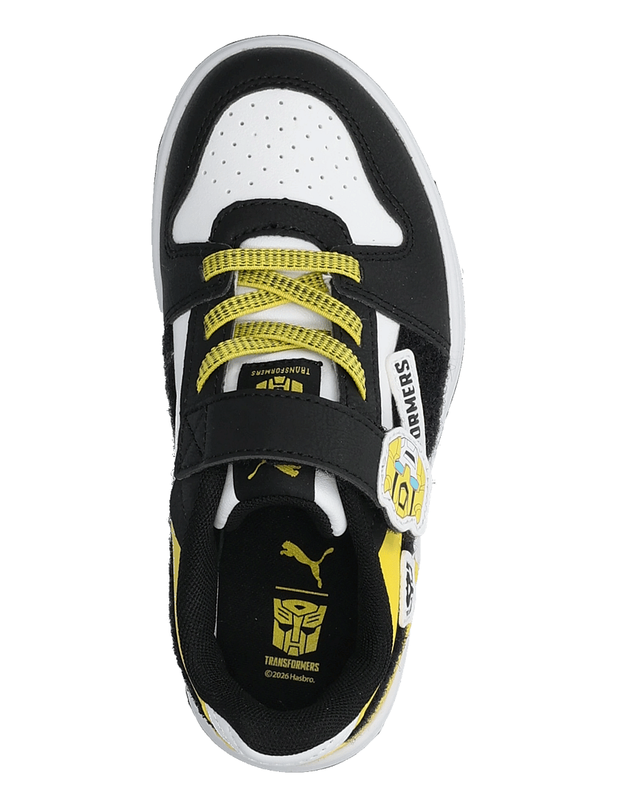 PUMA - Rebound Slam Lo Transformers AC+ PS - kleidung - puma white-puma black-bright mango yellow - 3