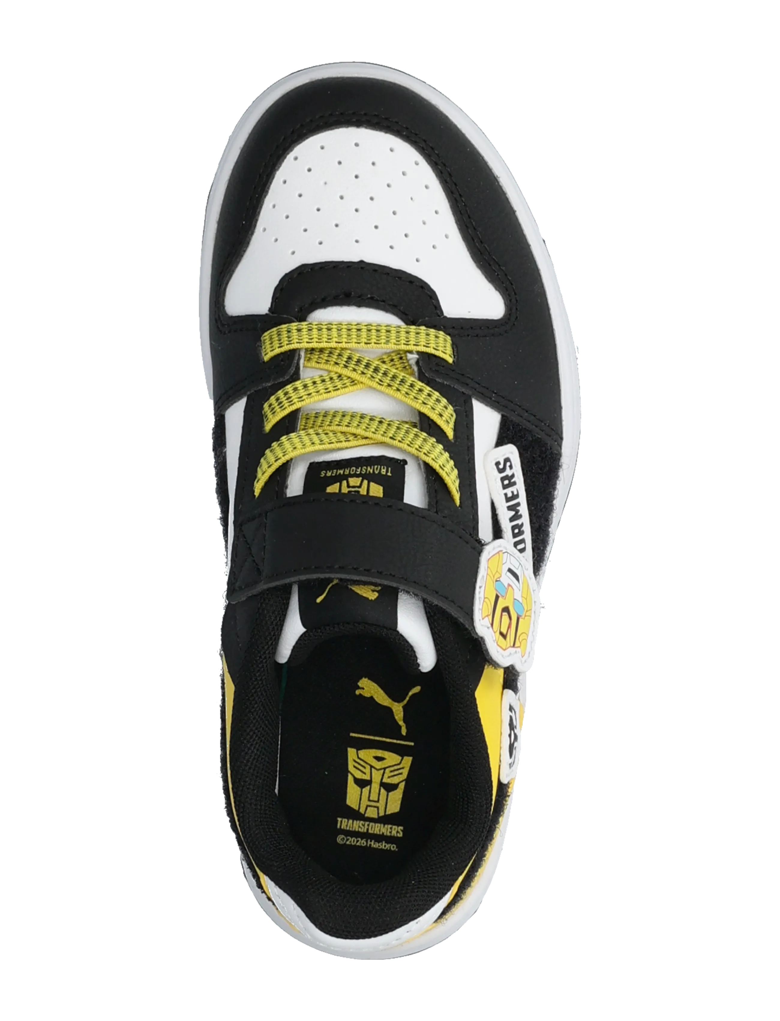 PUMA - Rebound Slam Lo Transformers AC+ PS - kleidung - puma white-puma black-bright mango yellow - 3