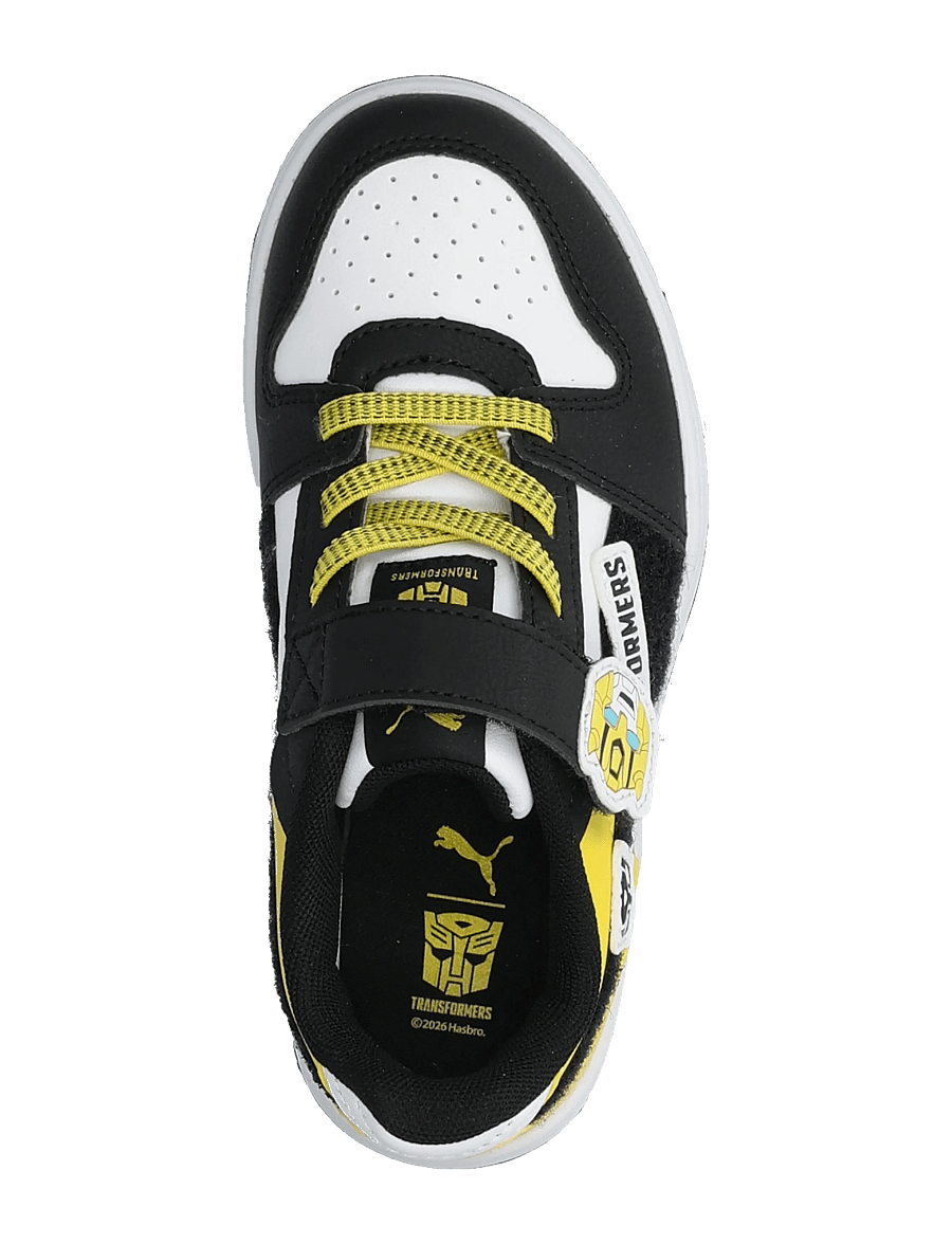 PUMA - Rebound Slam Lo Transformers AC+ PS - kleidung - puma white-puma black-bright mango yellow - 3