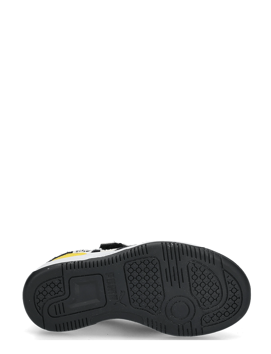 PUMA - Rebound Slam Lo Transformers AC+ PS - kleidung - puma white-puma black-bright mango yellow - 4
