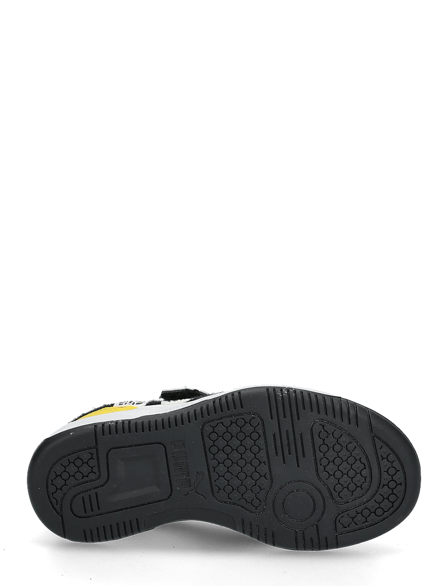 PUMA - Rebound Slam Lo Transformers AC+ PS - kleidung - puma white-puma black-bright mango yellow - 4