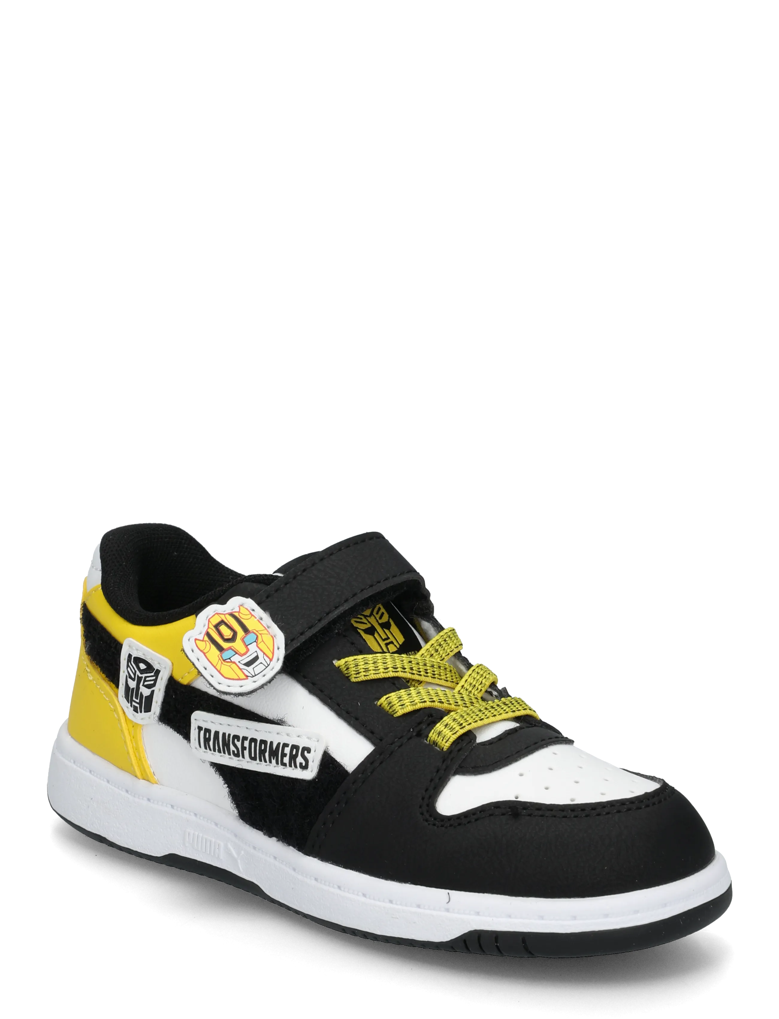 PUMA Rebound Slam Lo Transformers AC+ Inf - PUMA - PUMA WHITE-PUMA BLACK-BRIGHT MANGO YELLOW / black