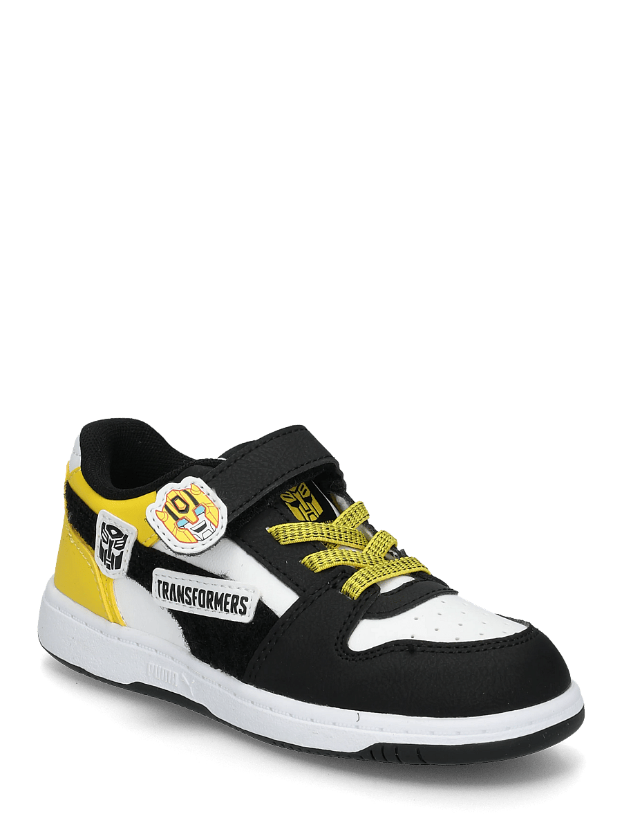 PUMA - Rebound Slam Lo Transformers AC+ Inf - kleidung - puma white-puma black-bright mango yellow - 0