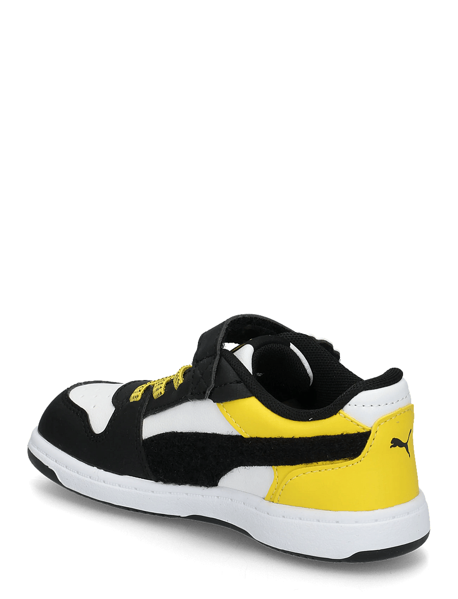 PUMA - Rebound Slam Lo Transformers AC+ Inf - kleidung - puma white-puma black-bright mango yellow - 1