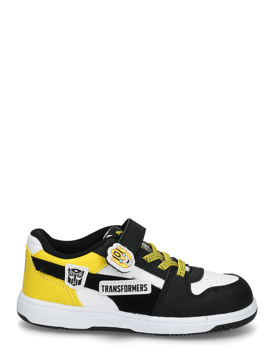 PUMA - Rebound Slam Lo Transformers AC+ Inf - kleidung - puma white-puma black-bright mango yellow - 2