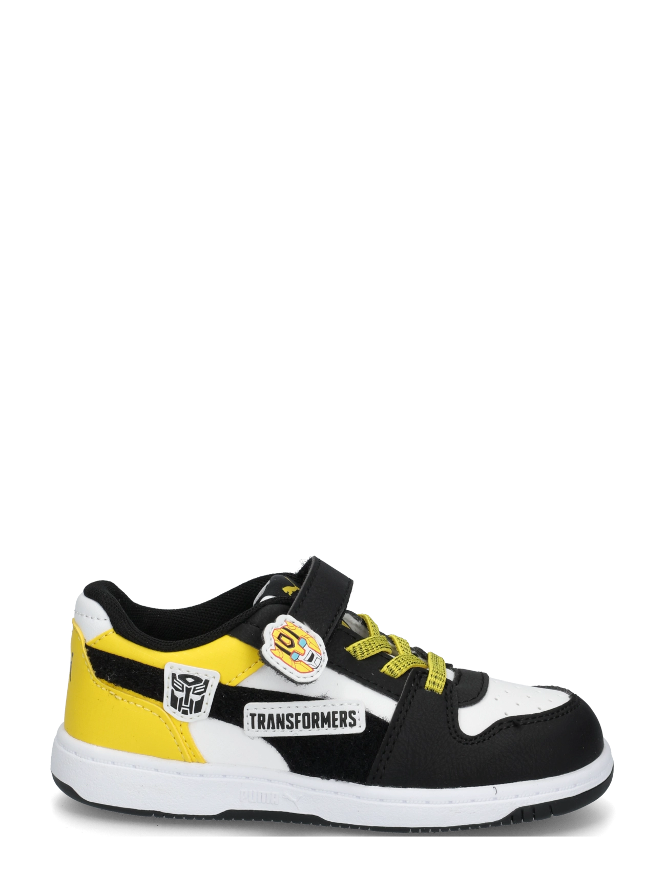PUMA - Rebound Slam Lo Transformers AC+ Inf - puma white-puma black-bright mango yellow - 2