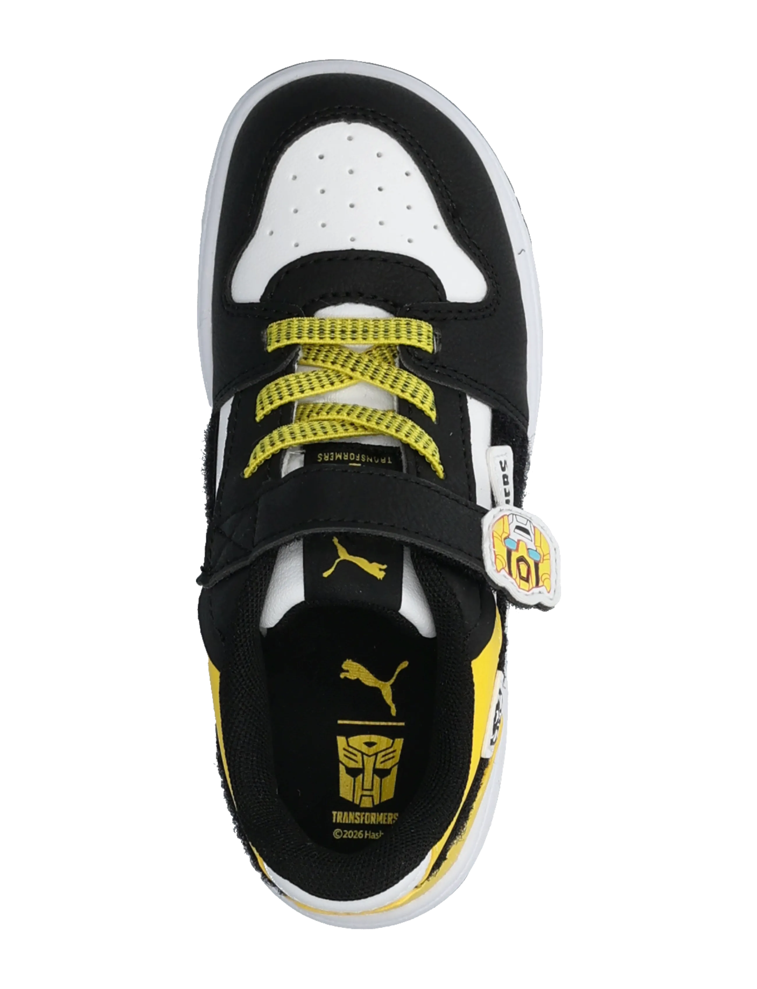 PUMA - Rebound Slam Lo Transformers AC+ Inf - kleidung - puma white-puma black-bright mango yellow - 3