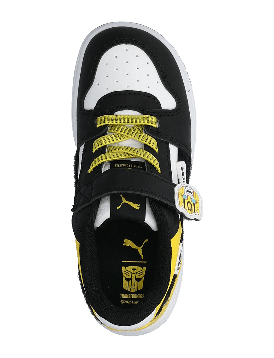 PUMA - Rebound Slam Lo Transformers AC+ Inf - kleidung - puma white-puma black-bright mango yellow - 3