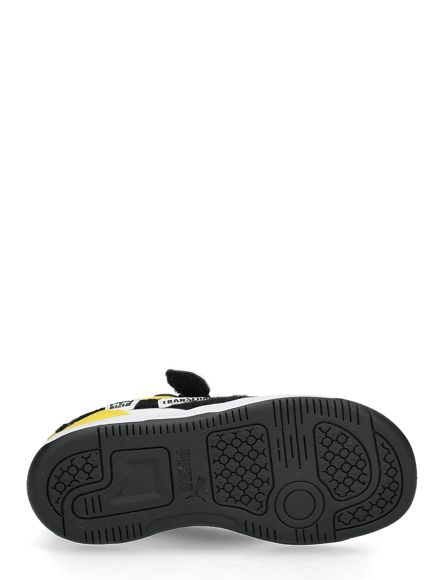 PUMA - Rebound Slam Lo Transformers AC+ Inf - kleidung - puma white-puma black-bright mango yellow - 4