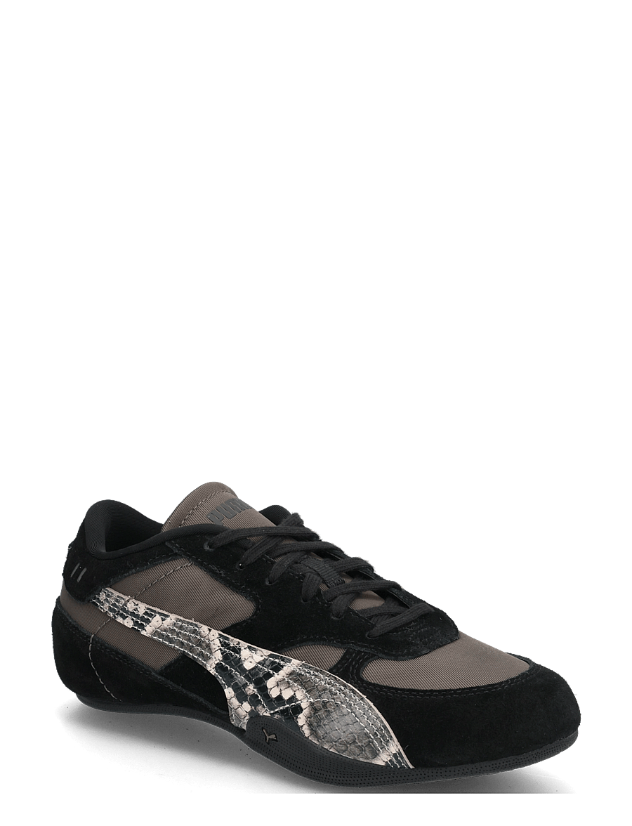 PUMA - Bella Mina Snake Wns - låga sneakers - matte bronze-puma black - 0