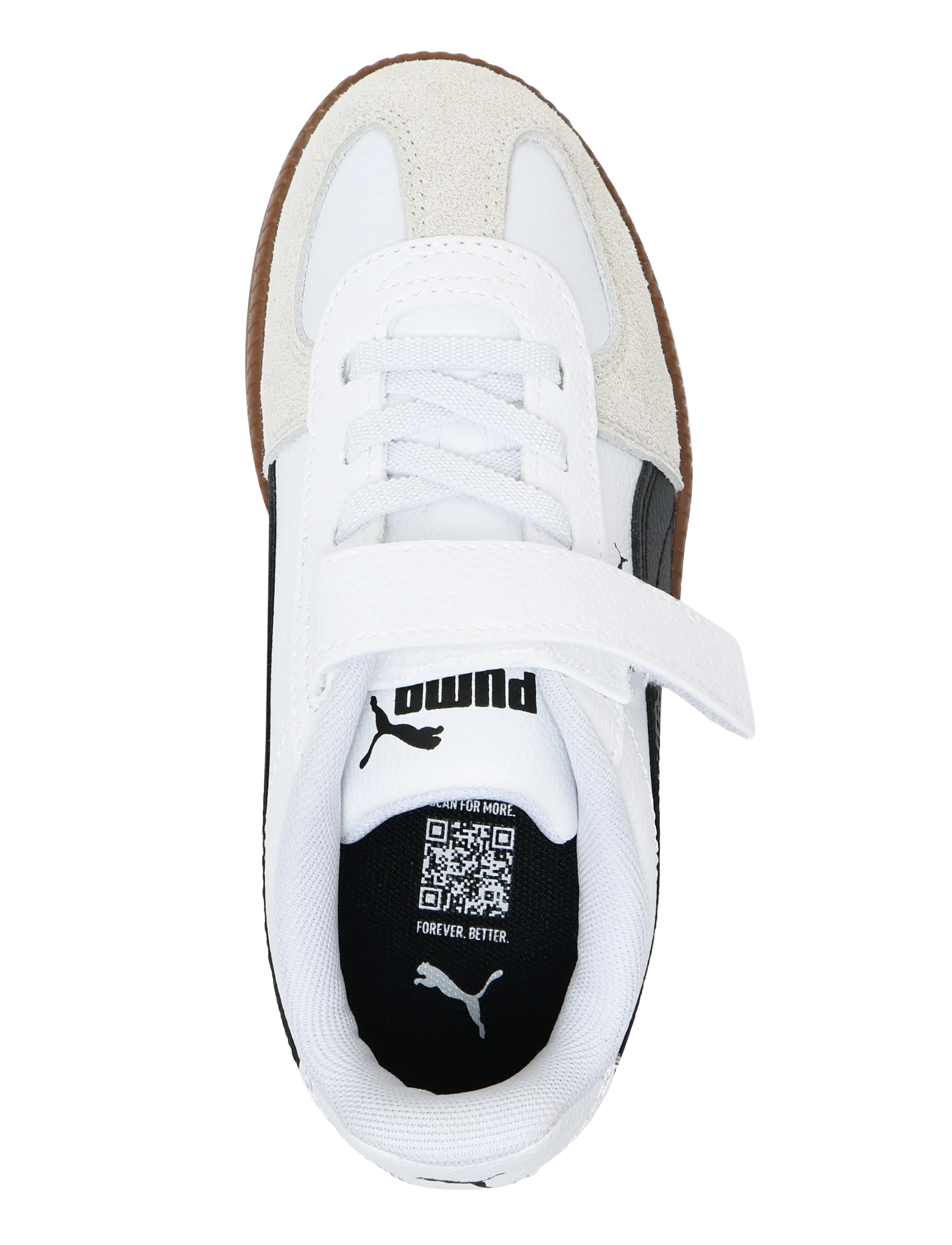 PUMA - Puma Club LT AC+ PS - low-top sneakers - puma white-puma black-warm white - 3