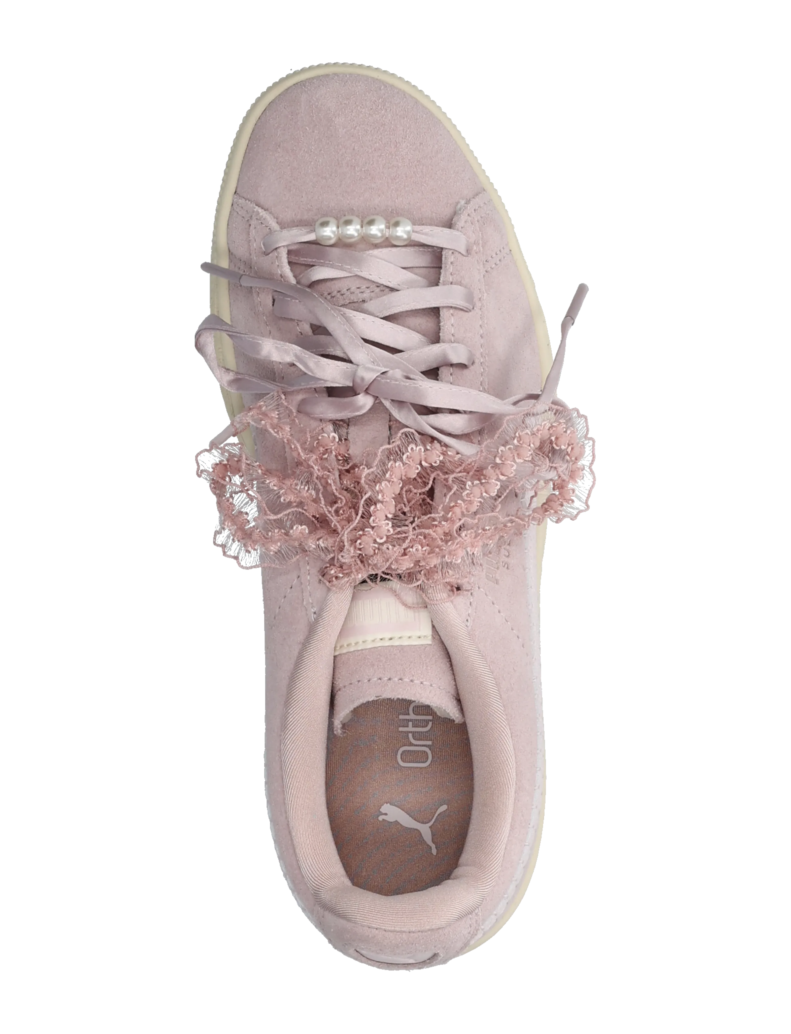 PUMA - Suede Bloom Wns - sügisene kokkuhoid - misty pink-powder pink - 3