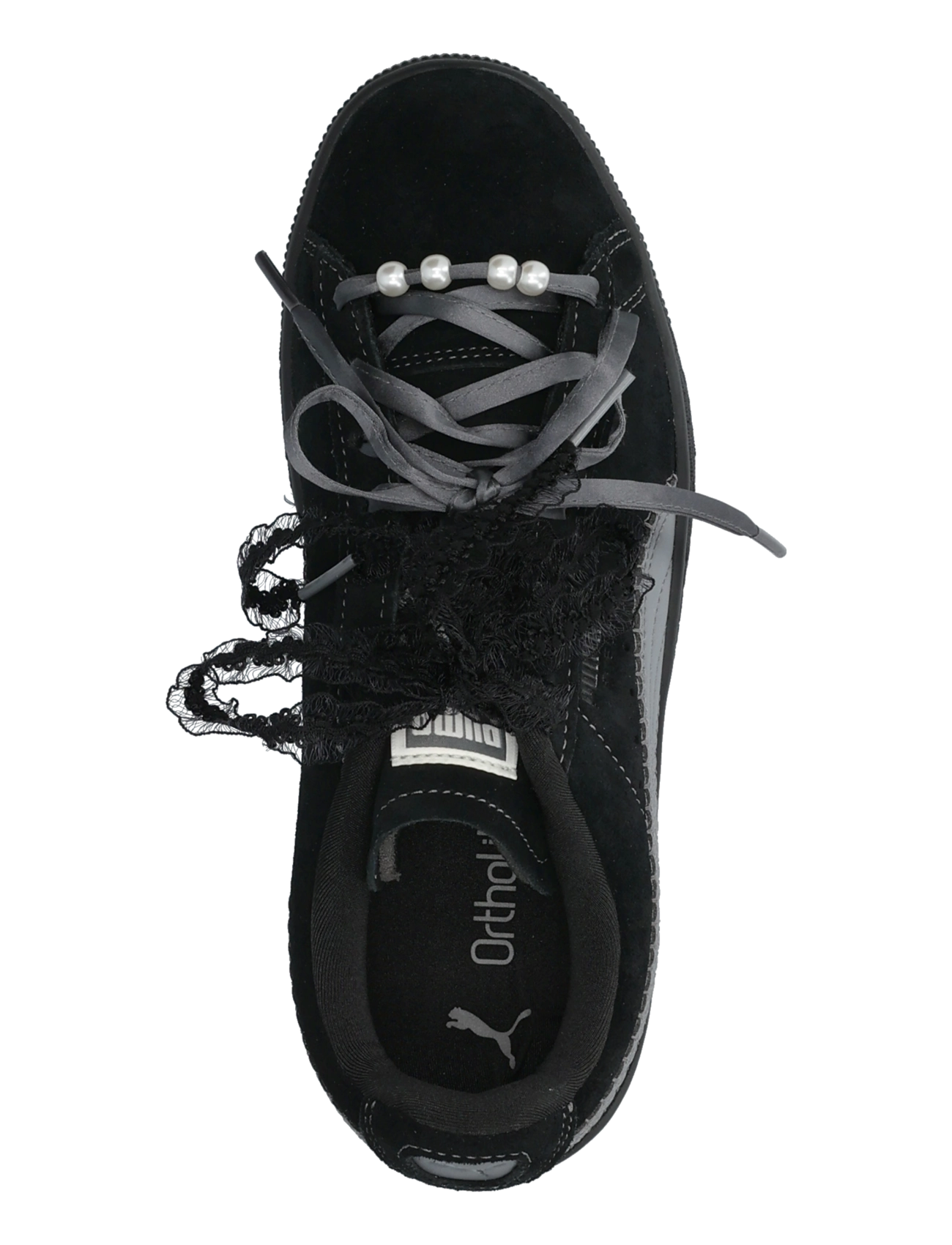 PUMA - Suede Bloom Wns - puma black-slate sky - 3