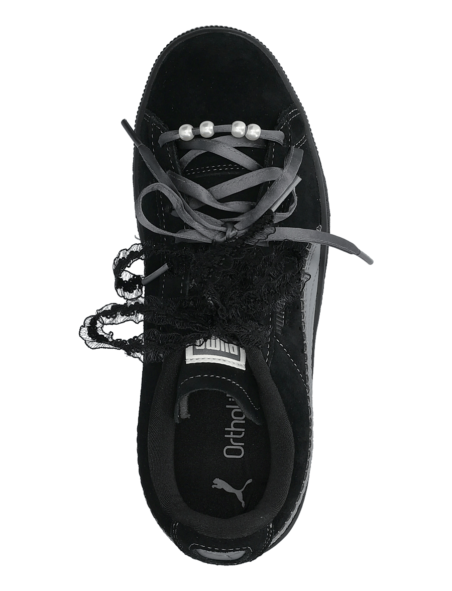 PUMA - Suede Bloom Wns - puma black-slate sky - 3