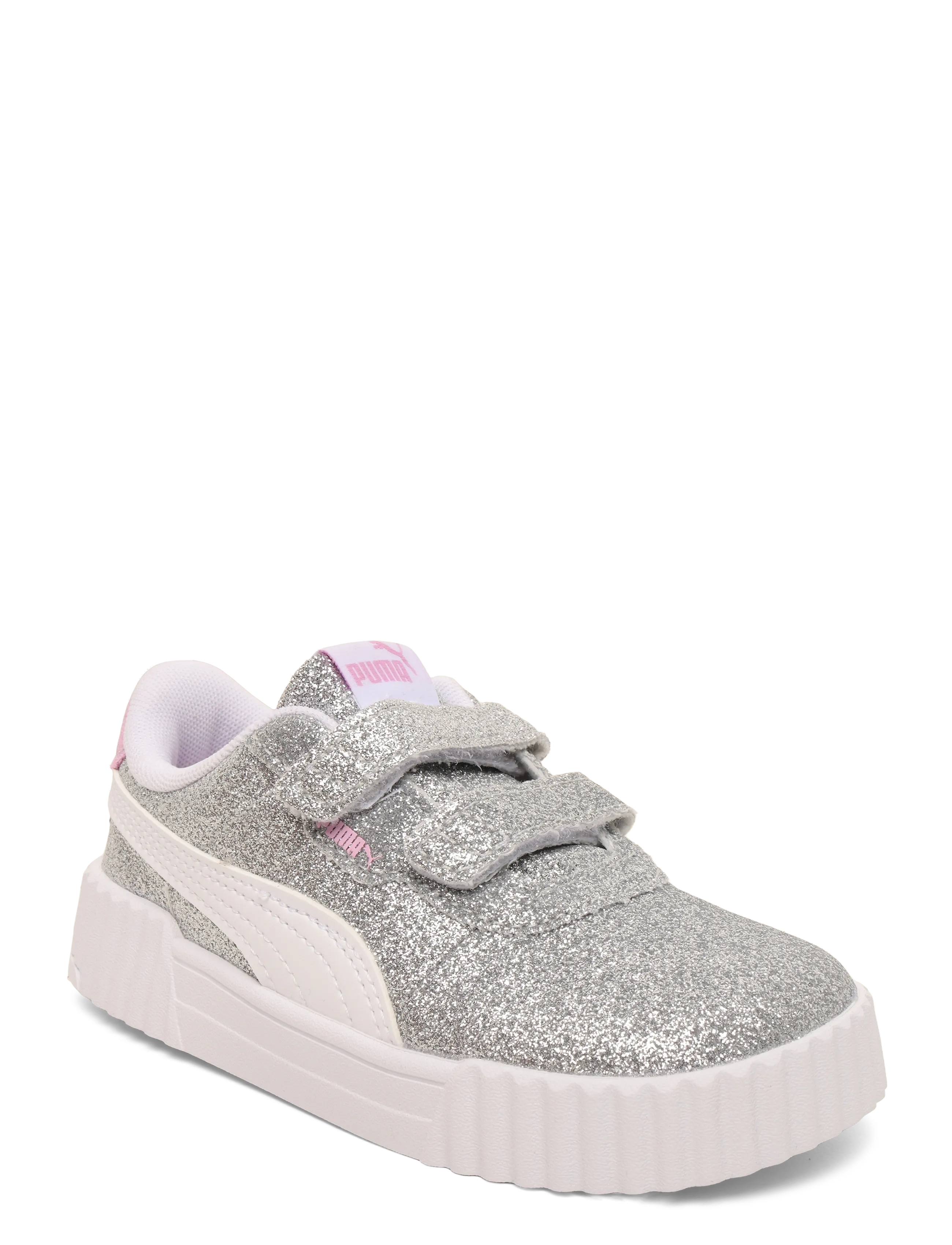 PUMA Carina 3.0 Glitz V Inf - Sko - PUMA SILVER-PUMA WHITE / silver