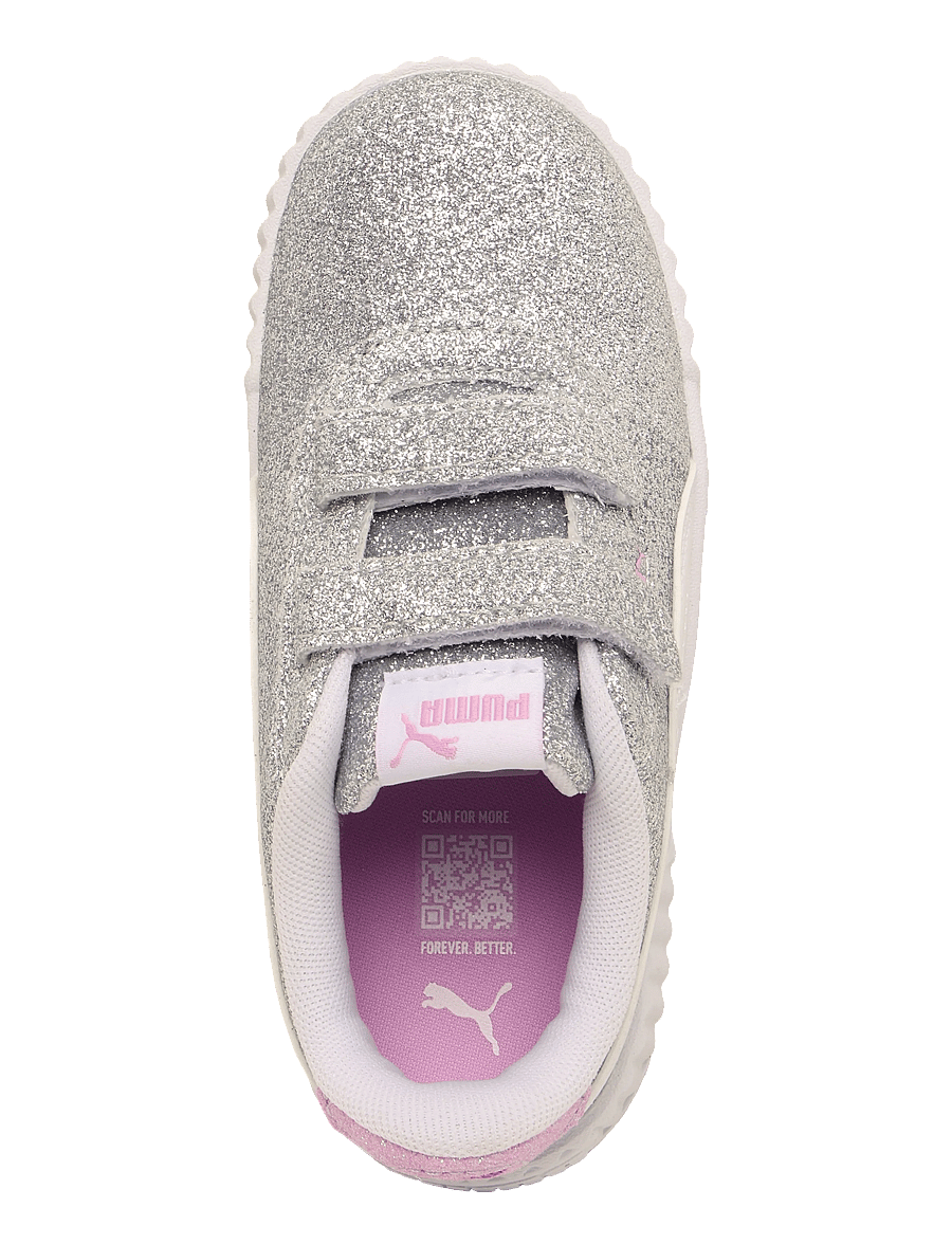 PUMA - Carina 3.0 Glitz V Inf - tøj - puma silver-puma white - 3