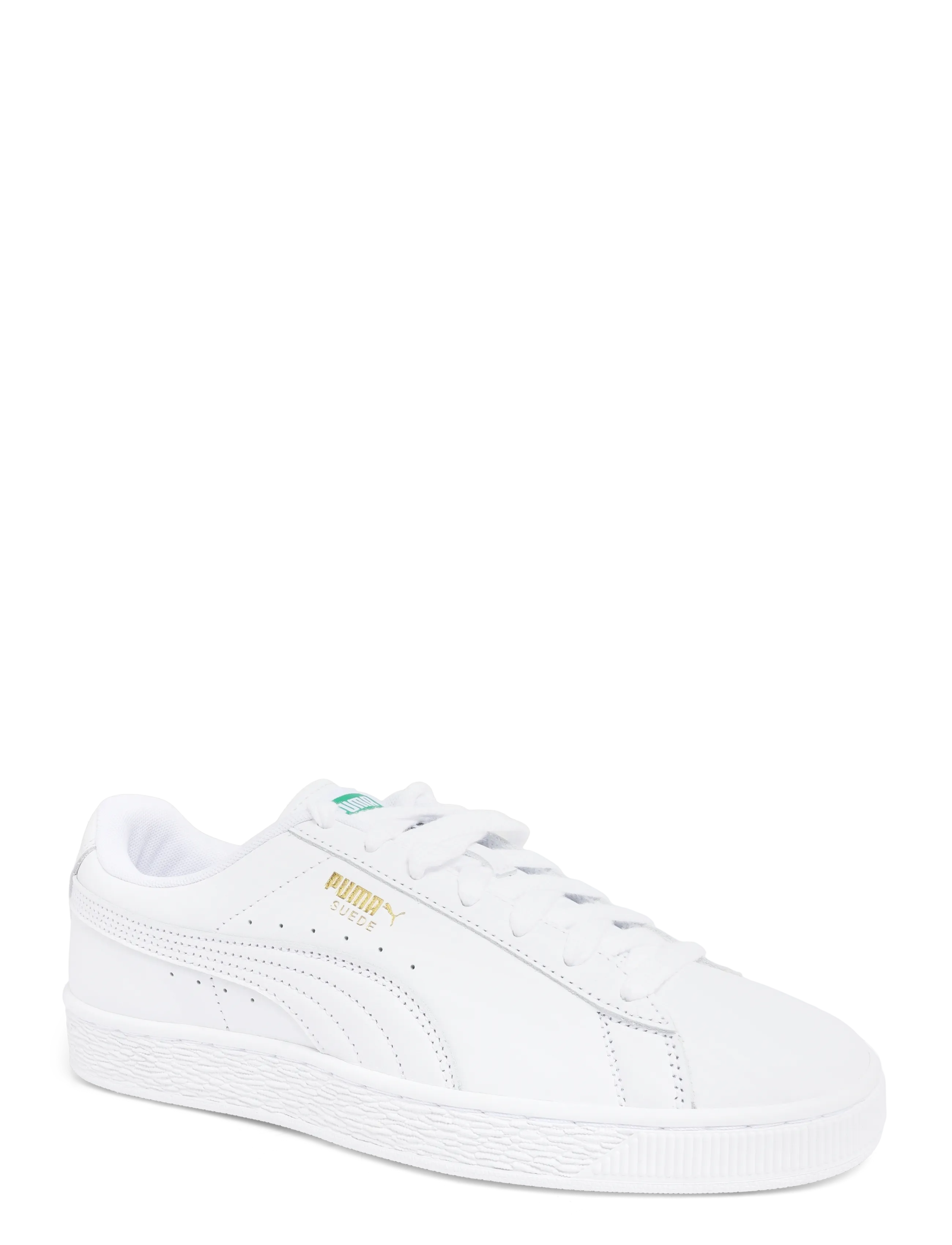 PUMA Suede - New arrivals - PUMA WHITE-ARCHIVE GREEN / white
