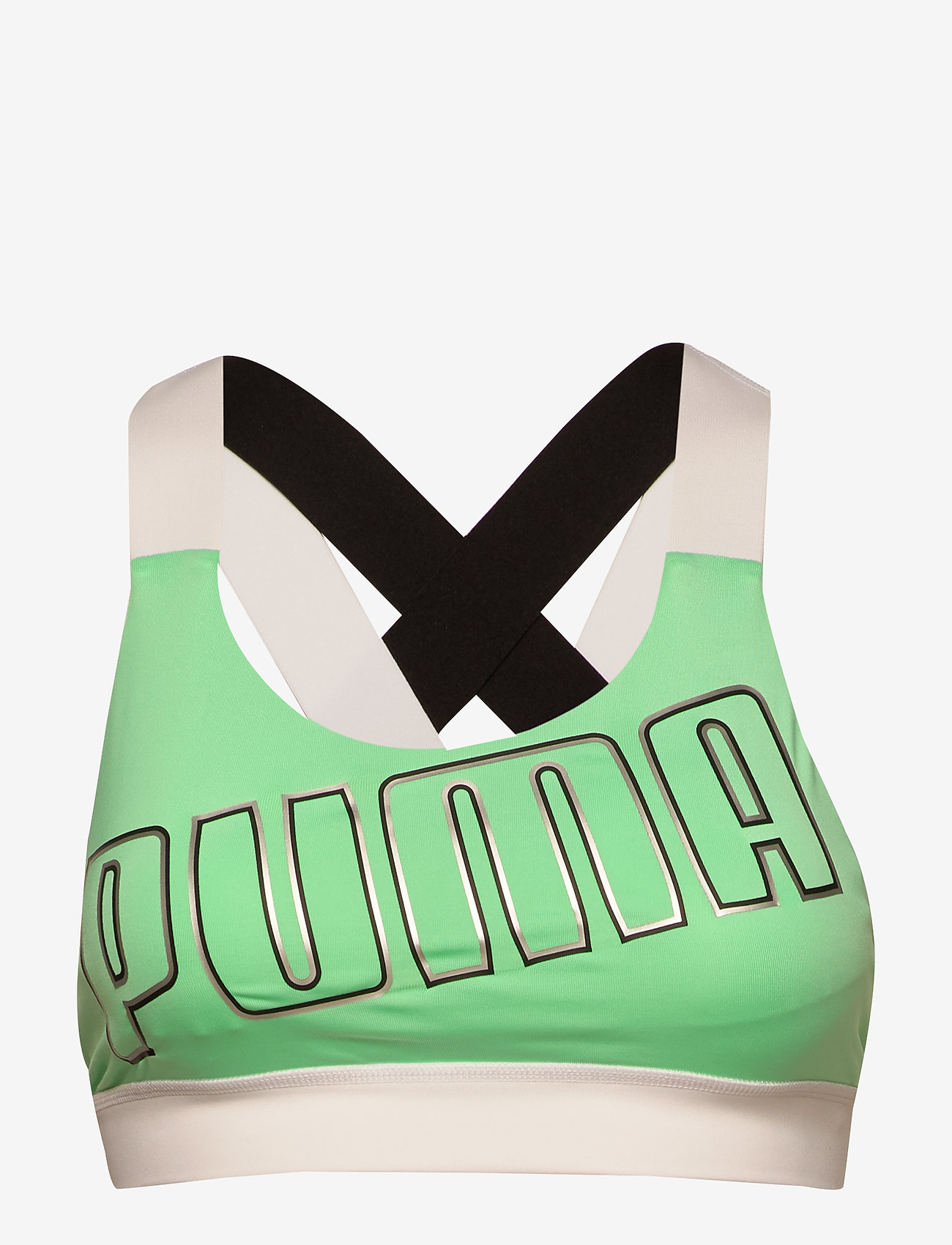 PUMA - Feel It Bra M - green glimmer-puma white - 0