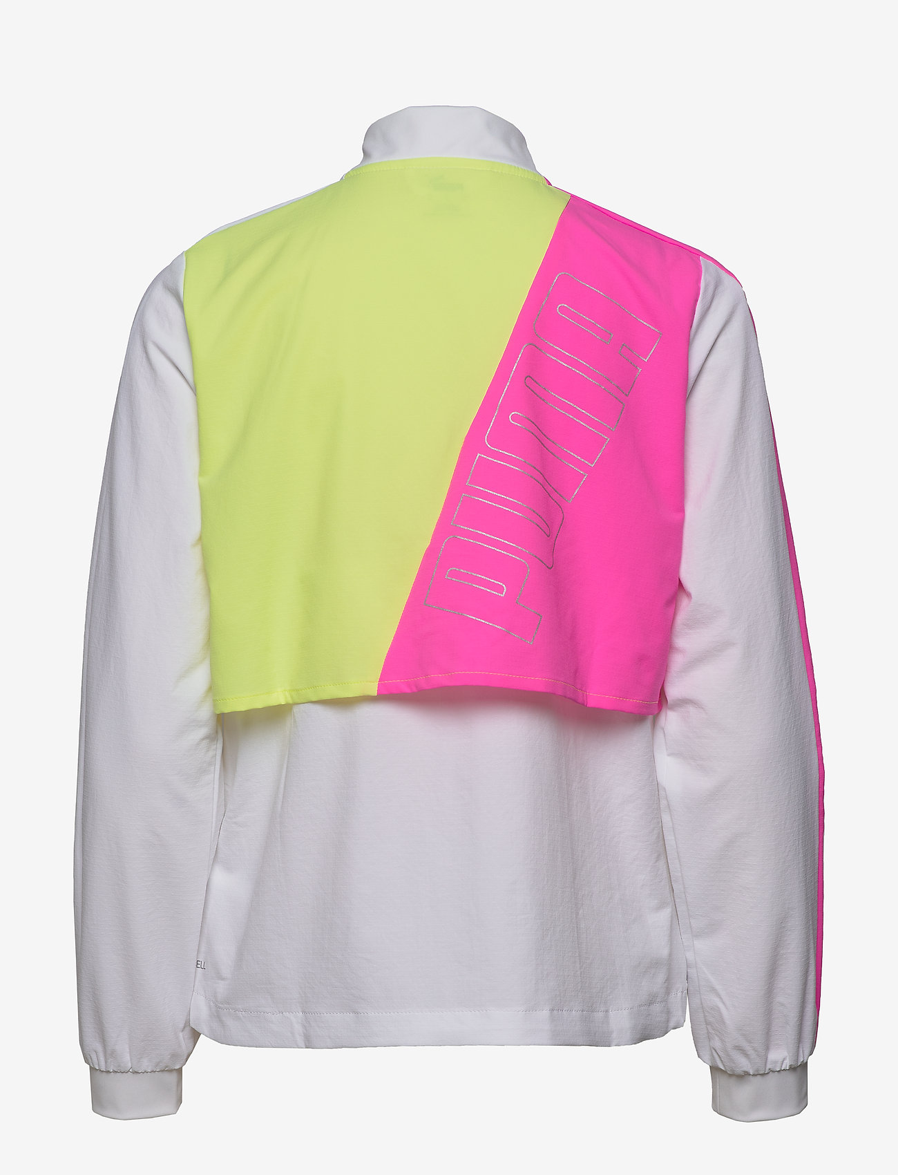 PUMA - Run Lite Woven Ultra Jacket - puma white-luminous pink-fizzy yell - 1
