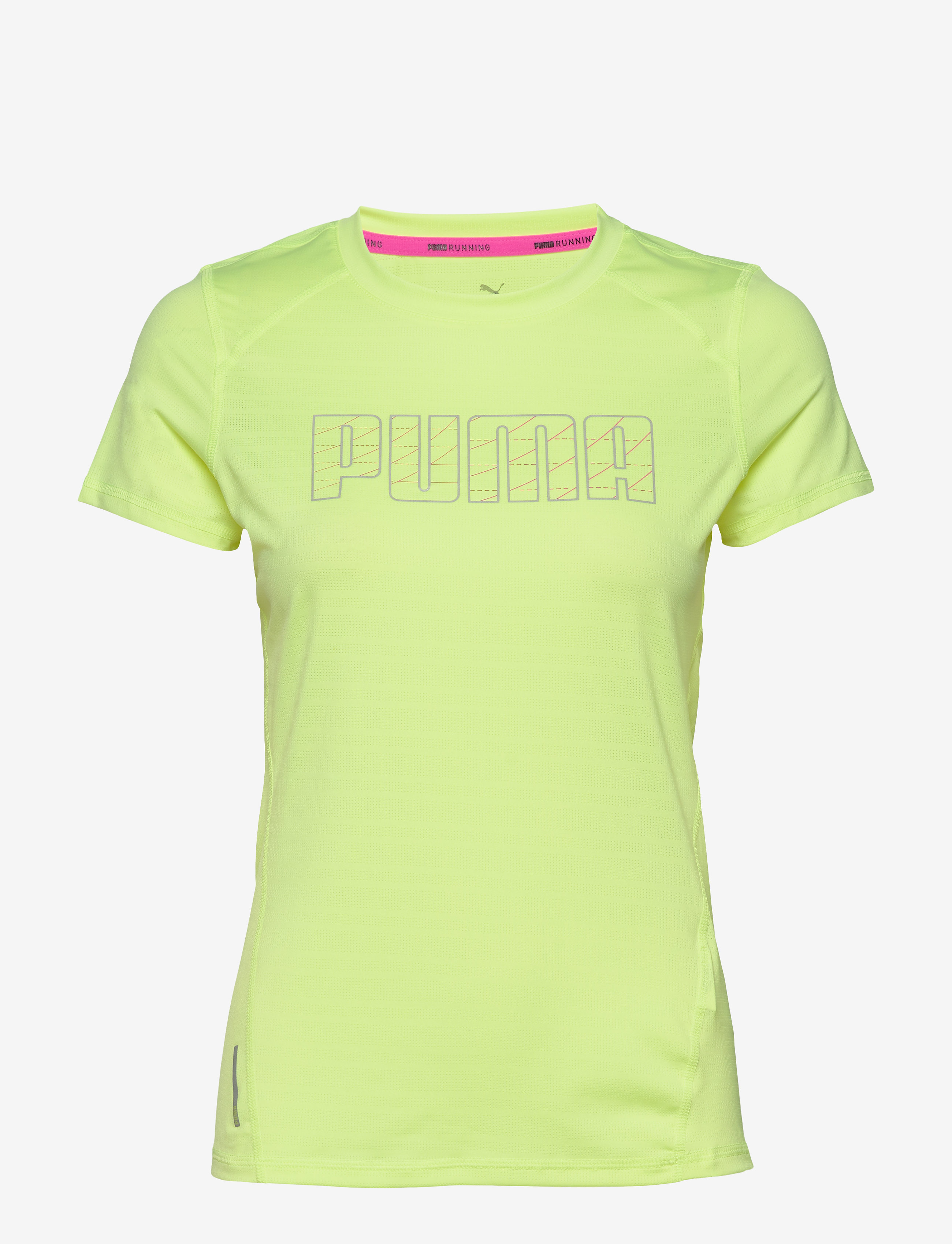 PUMA - Run Logo SS Tee - fizzy yellow - 0