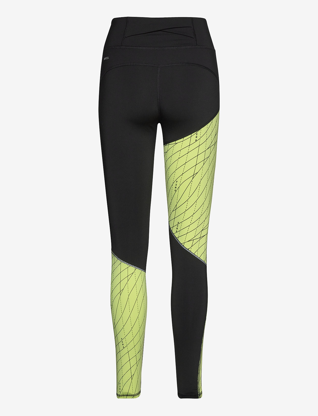 PUMA - Run Graphic Regular Rise Long Tight - puma black-fizzy yellow - 1