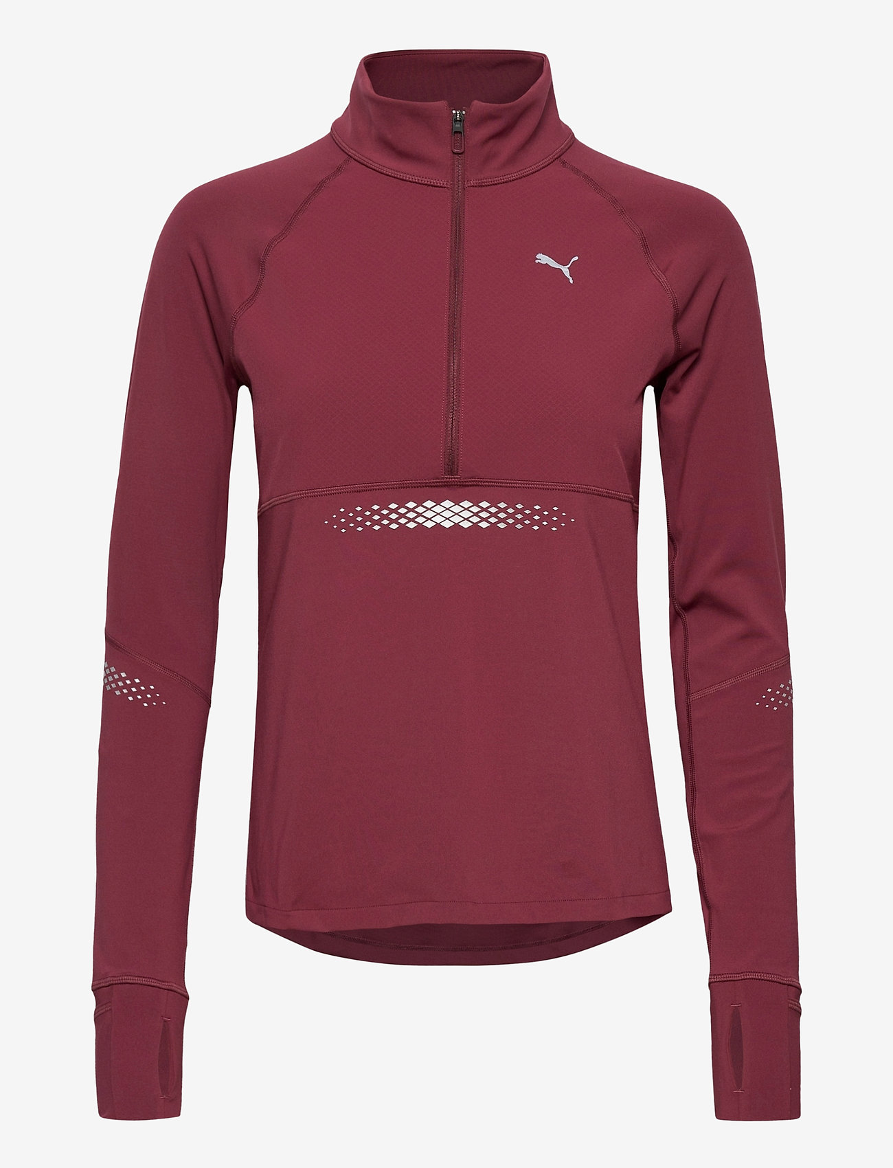 PUMA - Runner ID 1/4 Zip - burgundy - 0