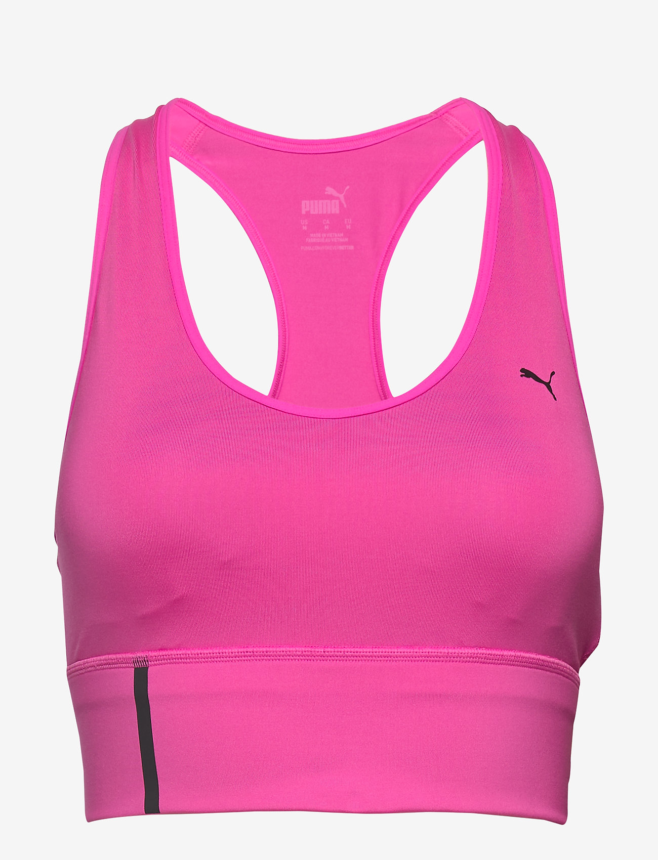 Mid Impact Long Line Bra - LUMINOUS PINK