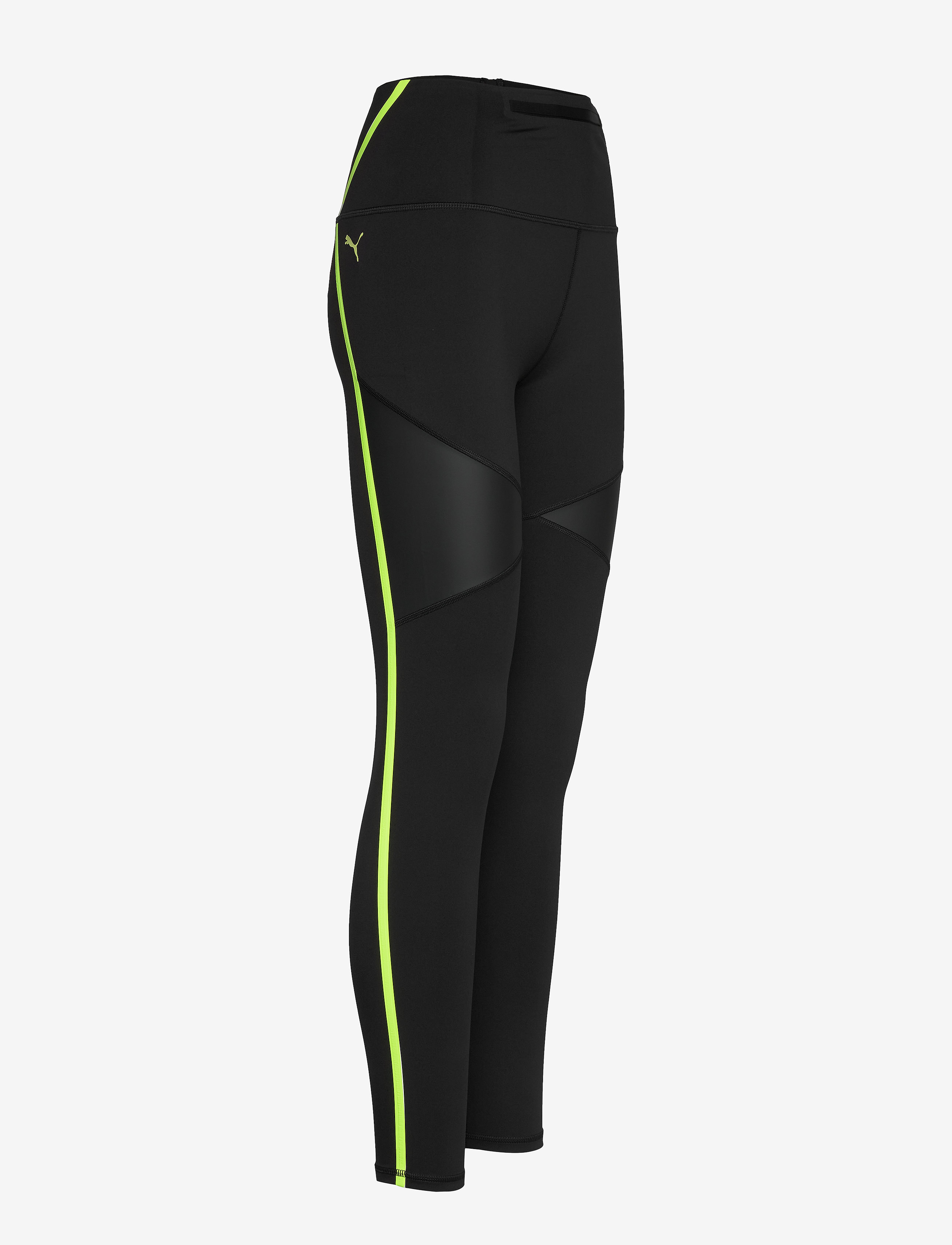 PUMA - Train Bonded Zip High Rise Full Tight - puma black-luminous pink-fizzy yell - 3