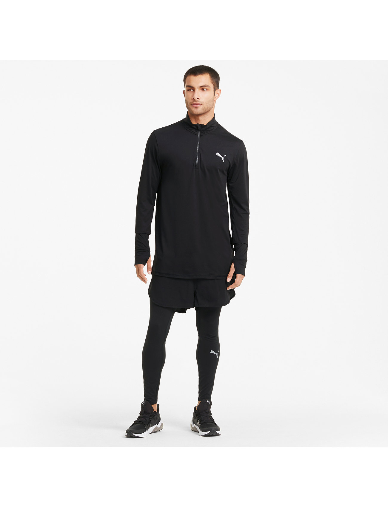 PUMA - RUN FAVORITE LONG TIGHT M - puma black - 3