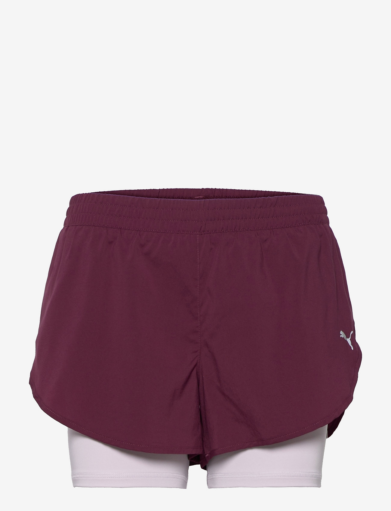 PUMA - 2 in 1 Run Short W - grape wine-lavender fog - 0