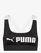 Mid Impact Puma Fit Bra - PUMA BLACK