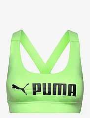 PUMA - Mid Impact Puma Fit Bra - sports bh'er: medium støtte - speed green-puma black - 0