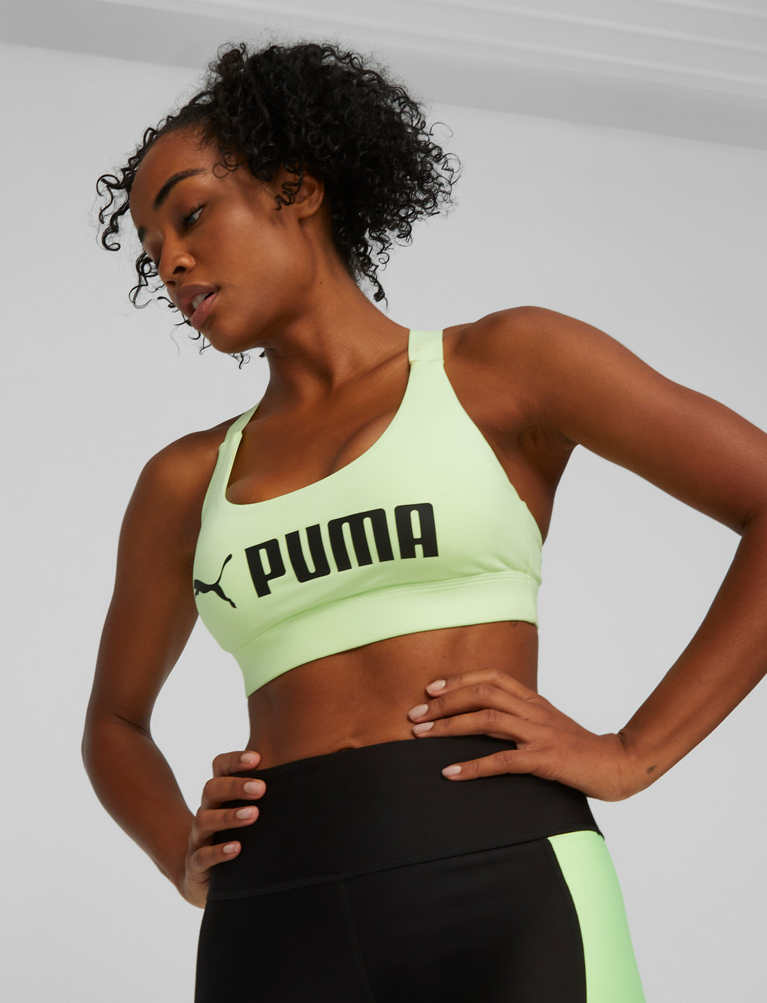 PUMA Mid Impact Puma Fit Bra – bras – shop at Booztlet