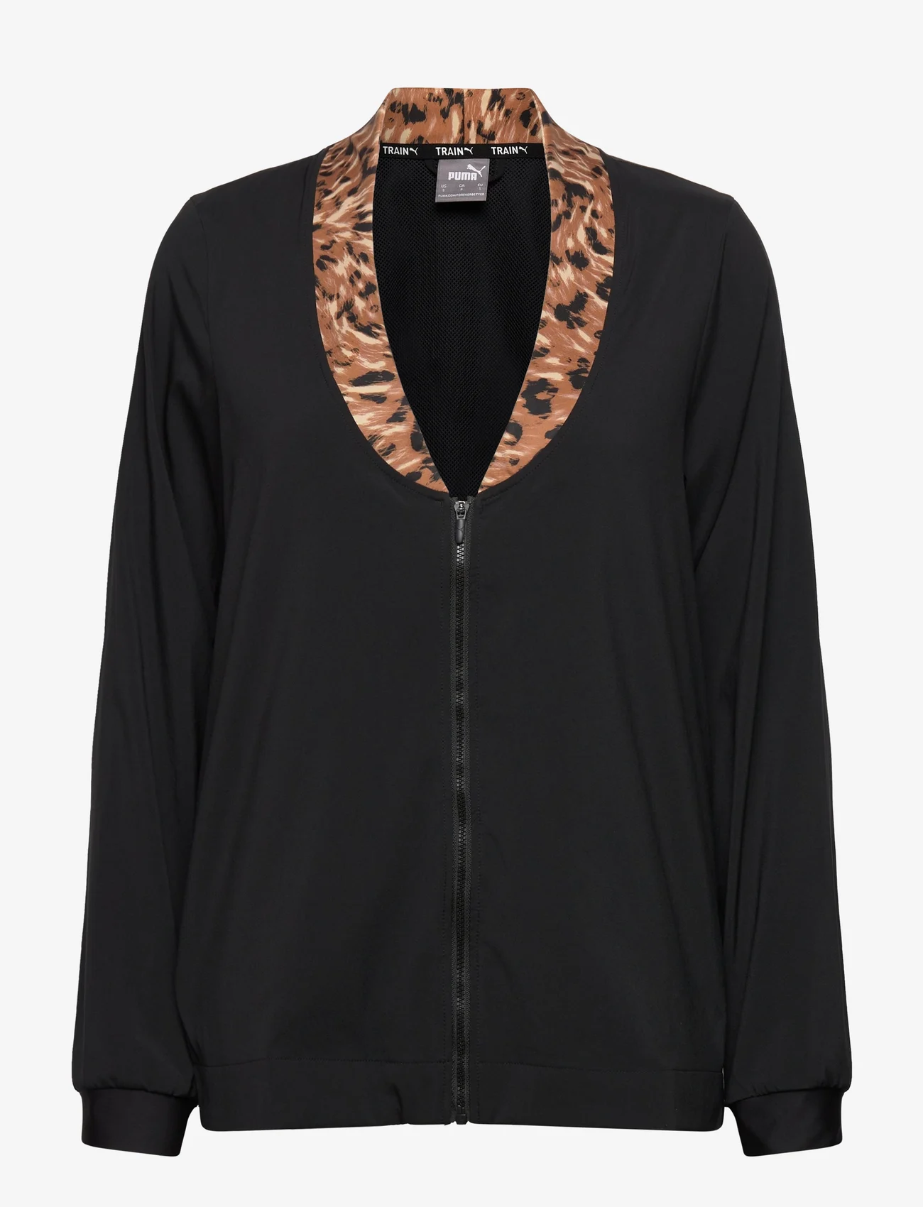 PUMA - Safari Glam Jacket - sportiska stila džemperi - puma black - 0