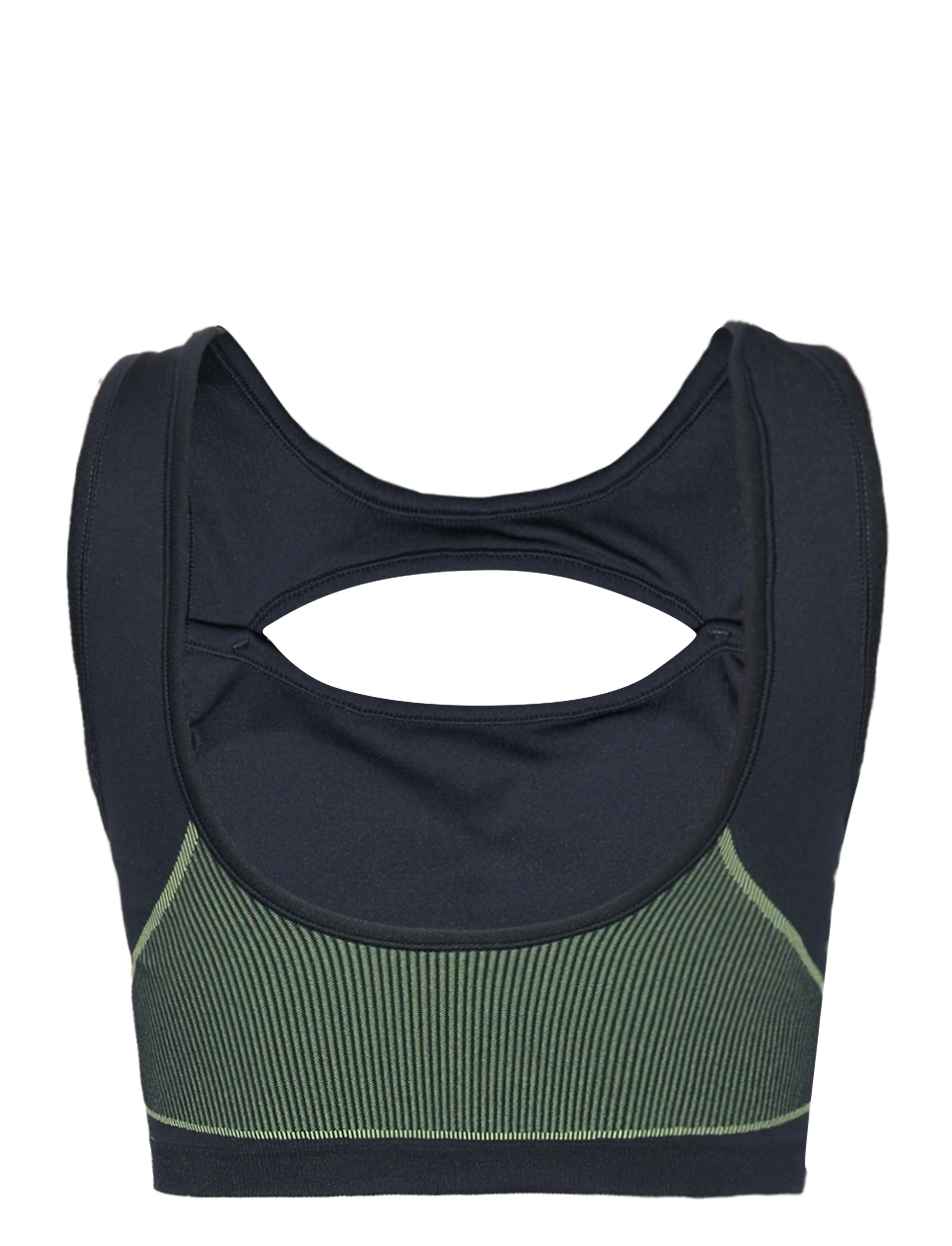 PUMA - Formknit Seamless Fashion Bra - dark night-fizzy lime - 1