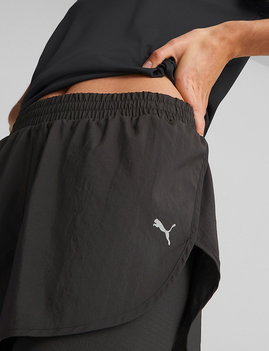PUMA - RUN FAVORITE WOVEN 2IN1 3" SHORT W - puma black - 5