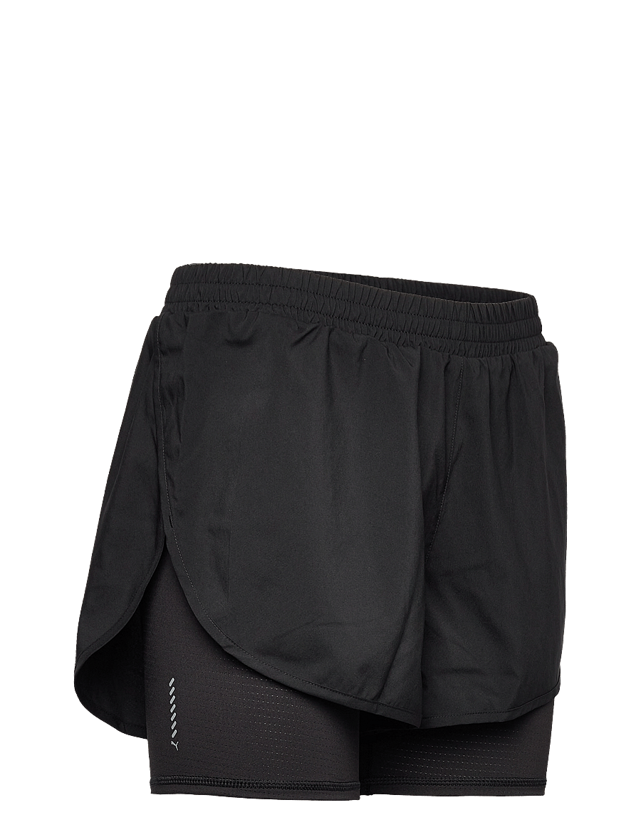 PUMA - RUN FAVORITE WOVEN 2IN1 3" SHORT W - puma black - 4