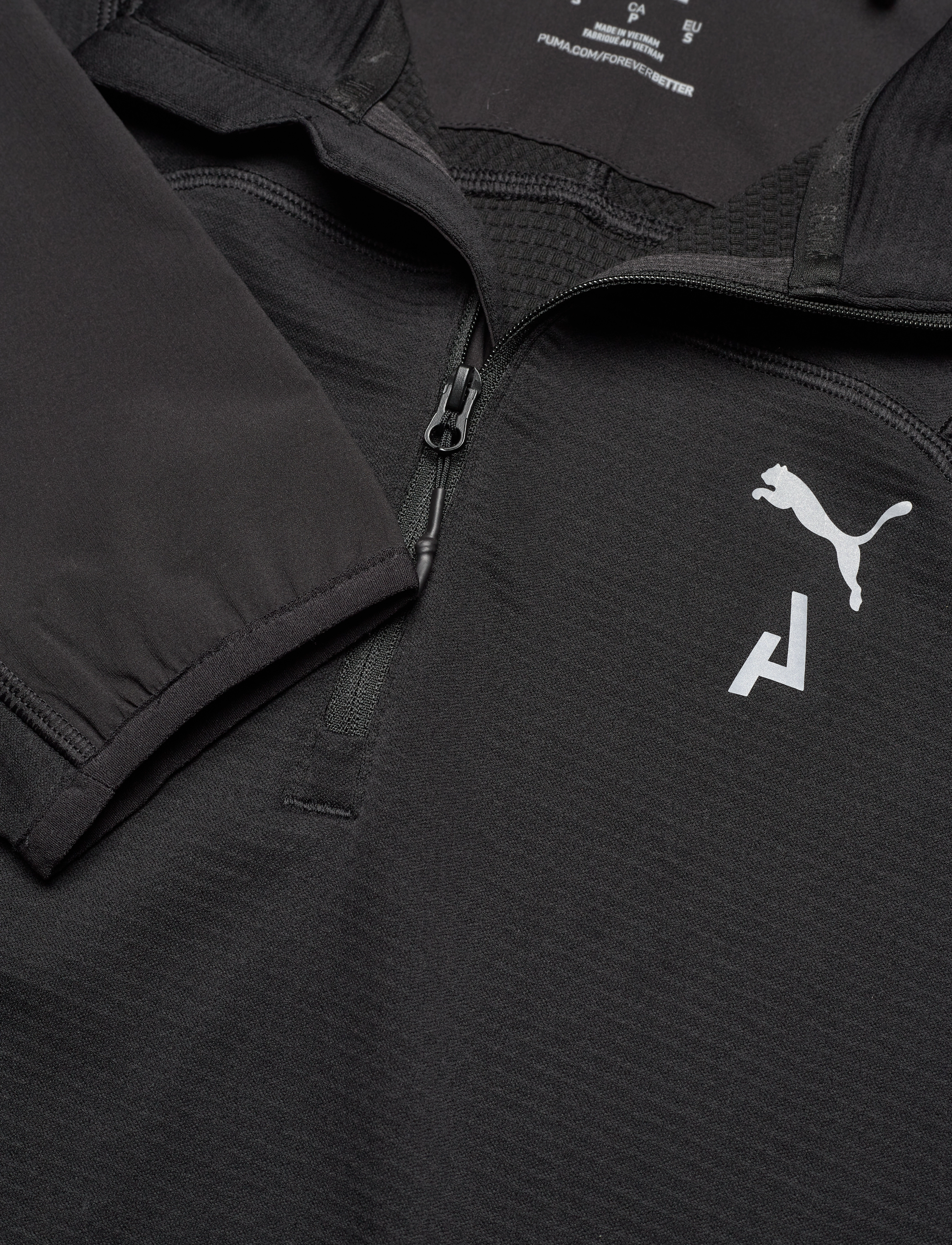 PUMA - W SEASONS 1/2 ZIP POLYPROPYLENE - puma black - 2