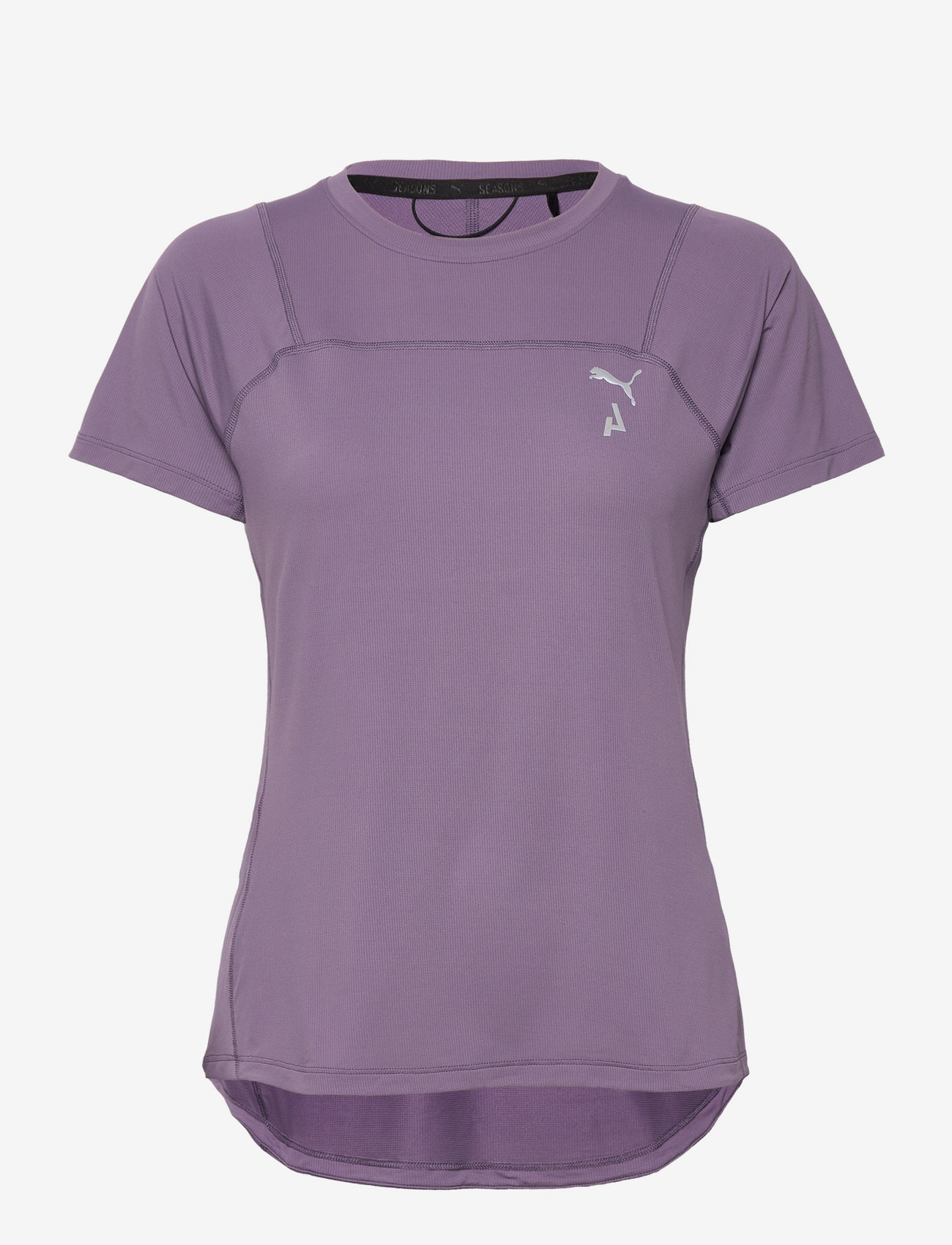 PUMA - W SEASONS COOLCELL TEE - t-shirts - purple charcoal - 0