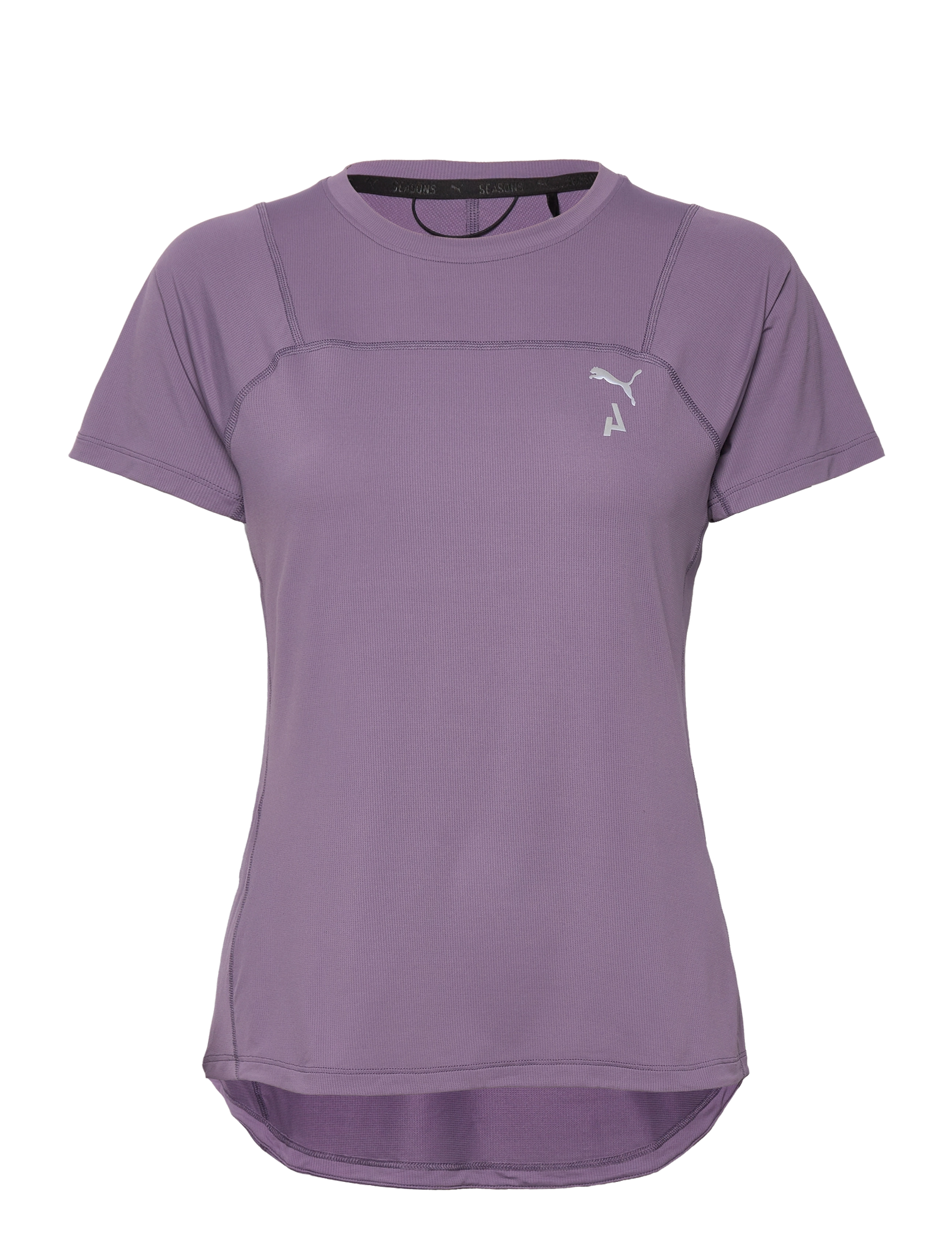 W SEASONS COOLCELL TEE - PURPLE CHARCOAL