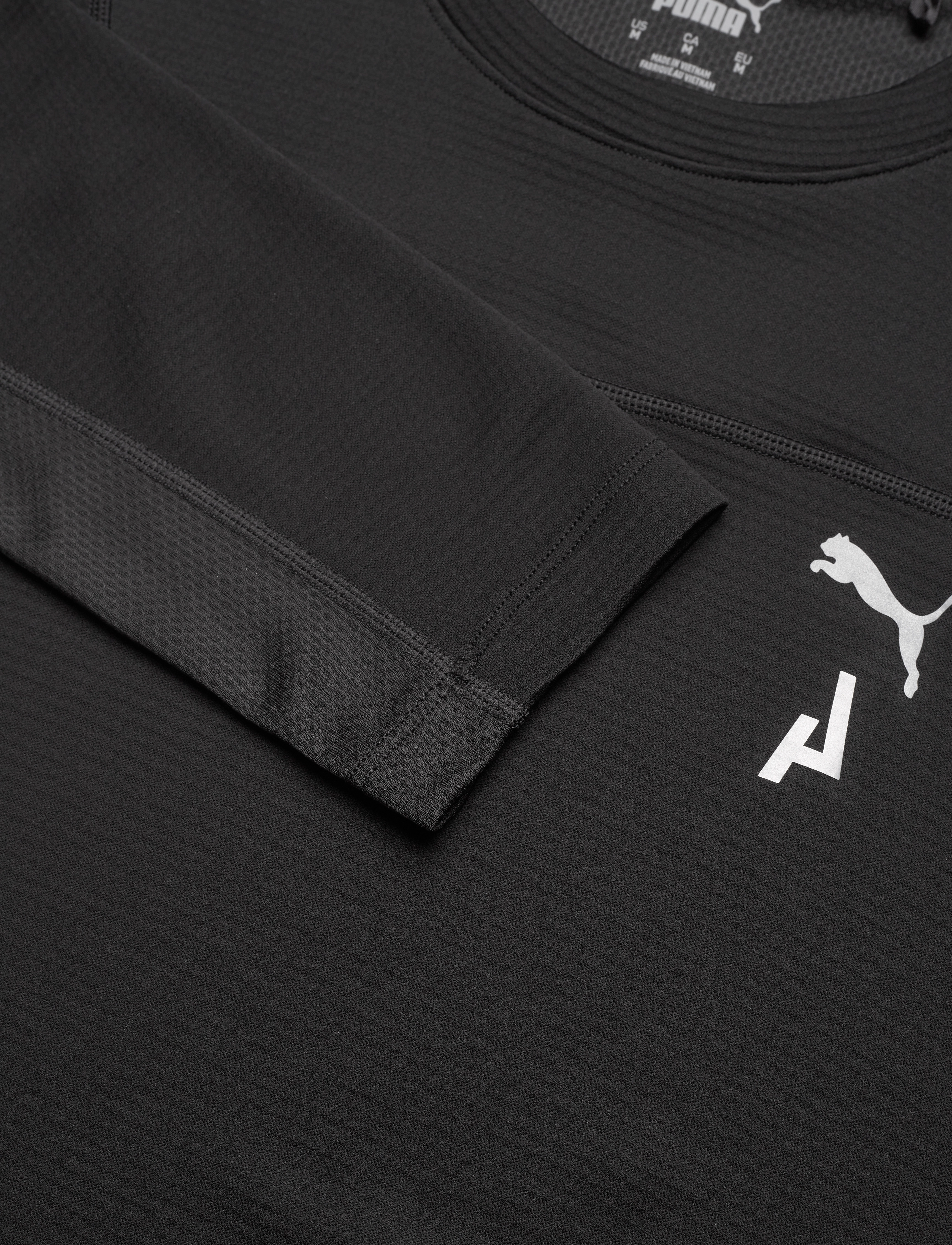 PUMA - M SEASONS POLYPROPYLENE RAINCELL LONG SLEEVE - puma black - 2