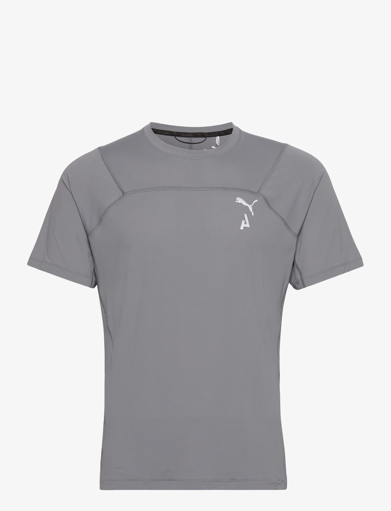 PUMA - M SEASONS COOLCELL TEE - clothes - gray tile - 0