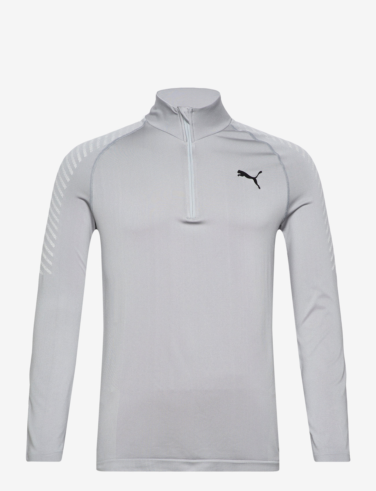 PUMA - TRAIN FORMKNIT SEAMLESS 1/2 ZIP - medium gray heather - 0