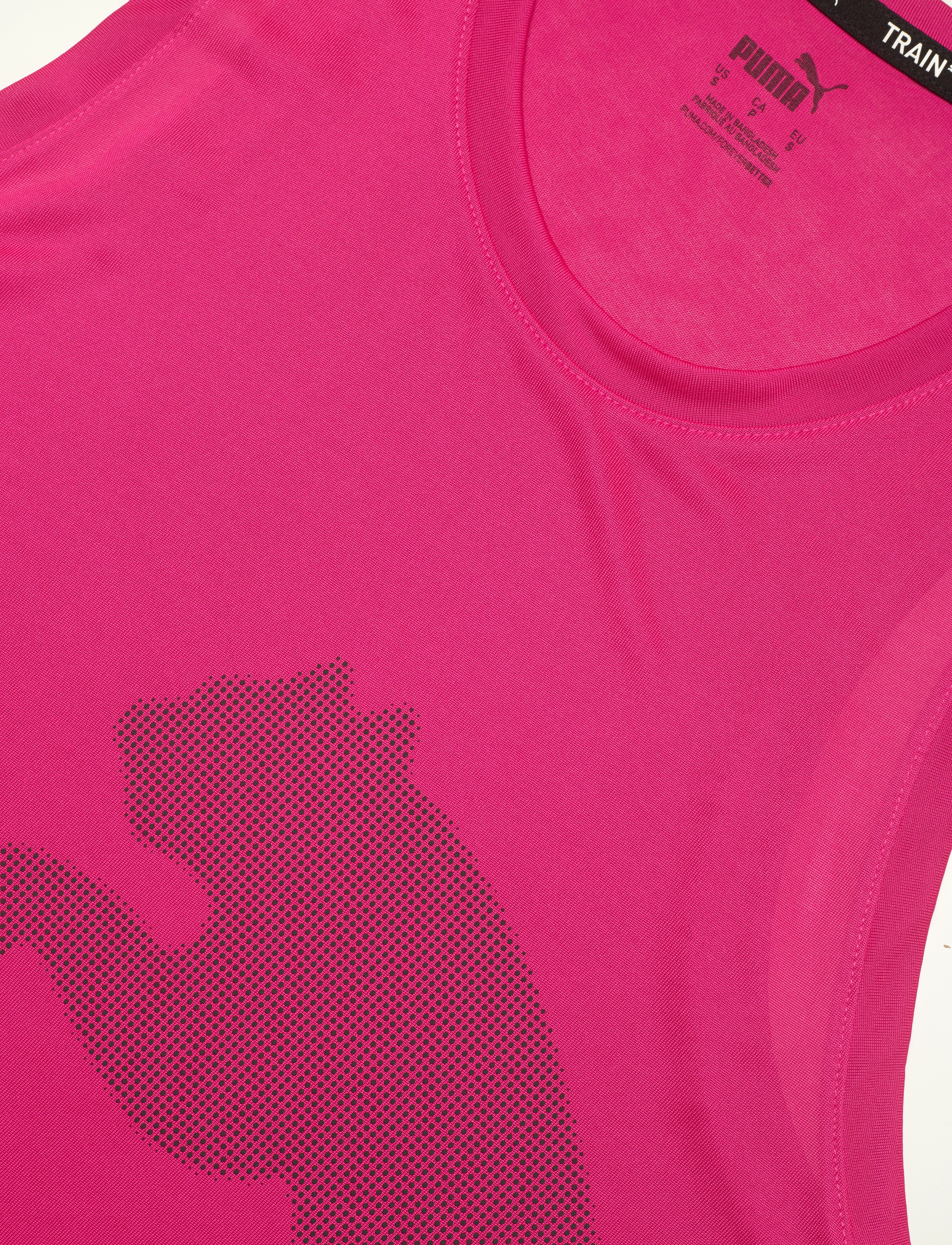 PUMA - Train All Day BIG CAT TANK - garnet rose-puma black - 2